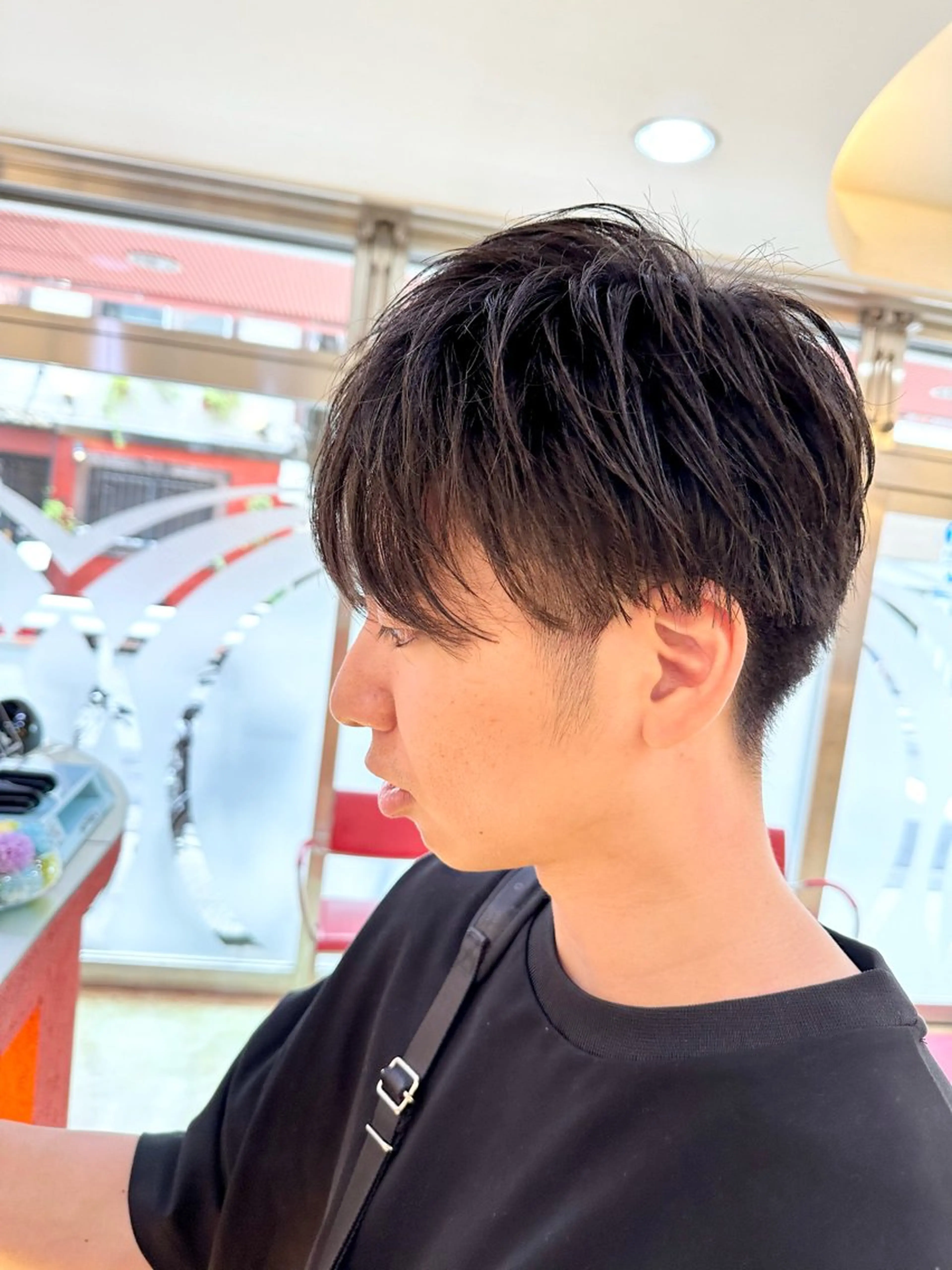 ミディアム メンズ 刈り上げ メンズパーマ/ メンズカット/片山のヘアスタイル