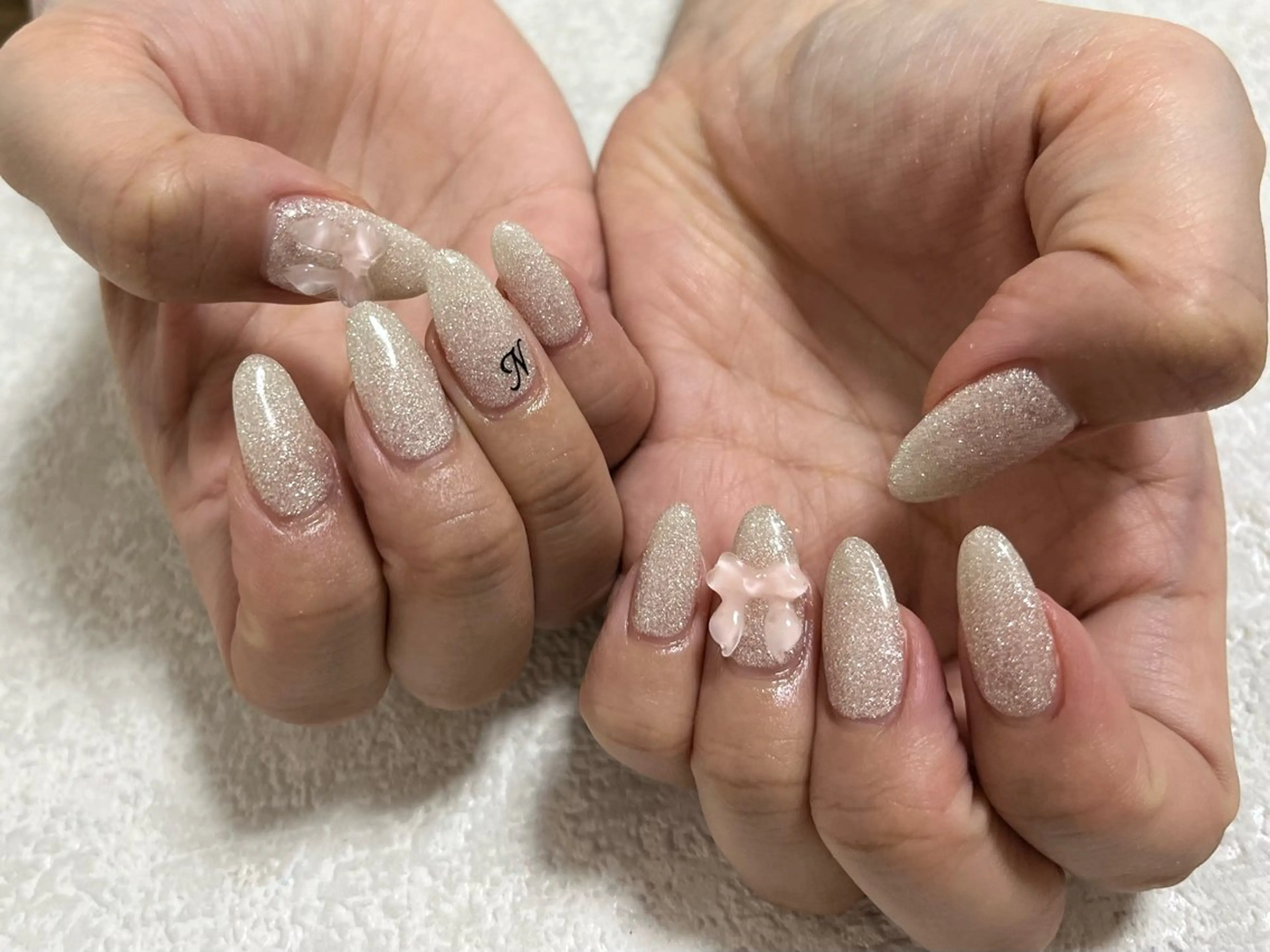 ネイル オーロラネイル フットネイル フレンチネイル ジェルネイル 韓国ネイル ハンドネイル mogunail &blowのネイルデザイン