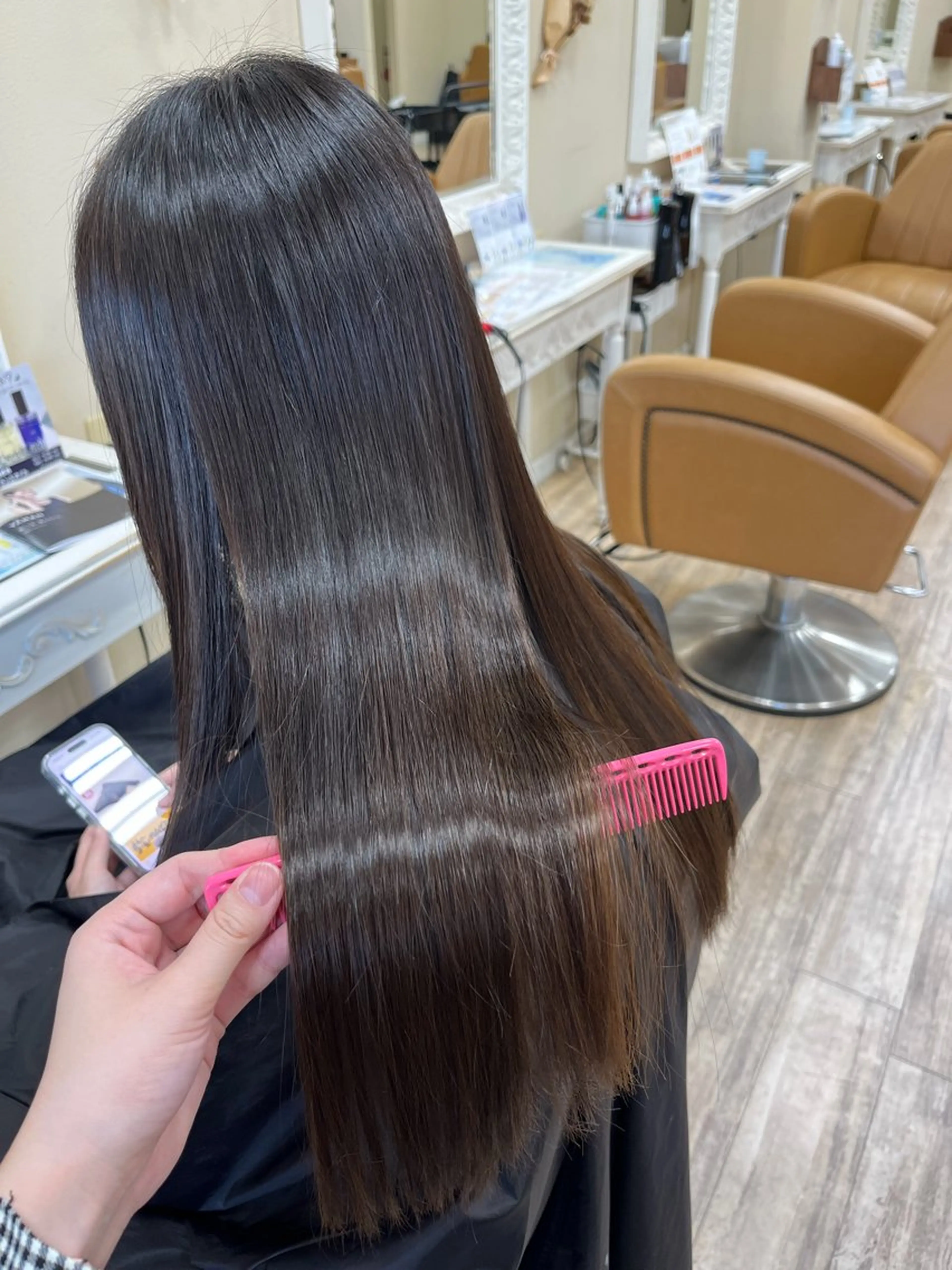 髪質改善カラーエステ /繁原わかなのヘアスタイル