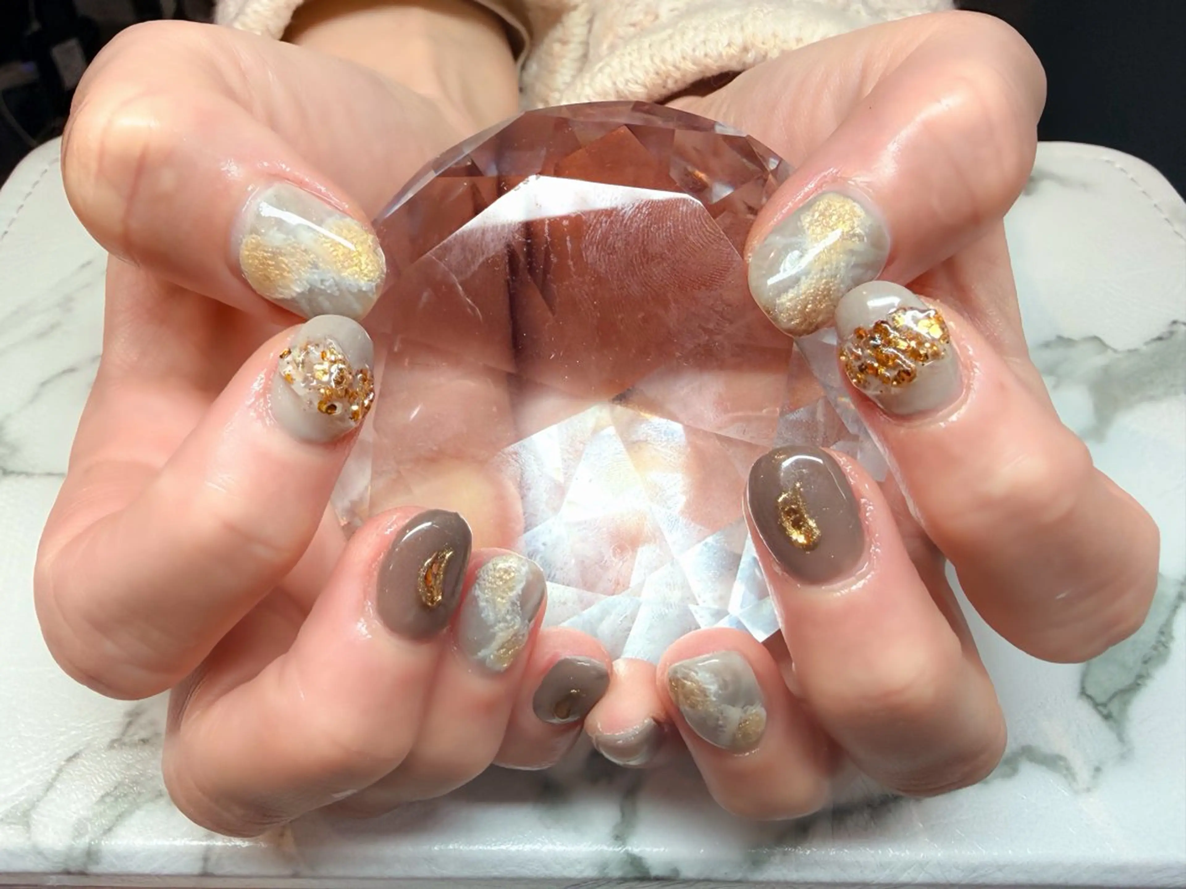 ネイル ハンドネイル 奥野 麗花のネイルデザイン