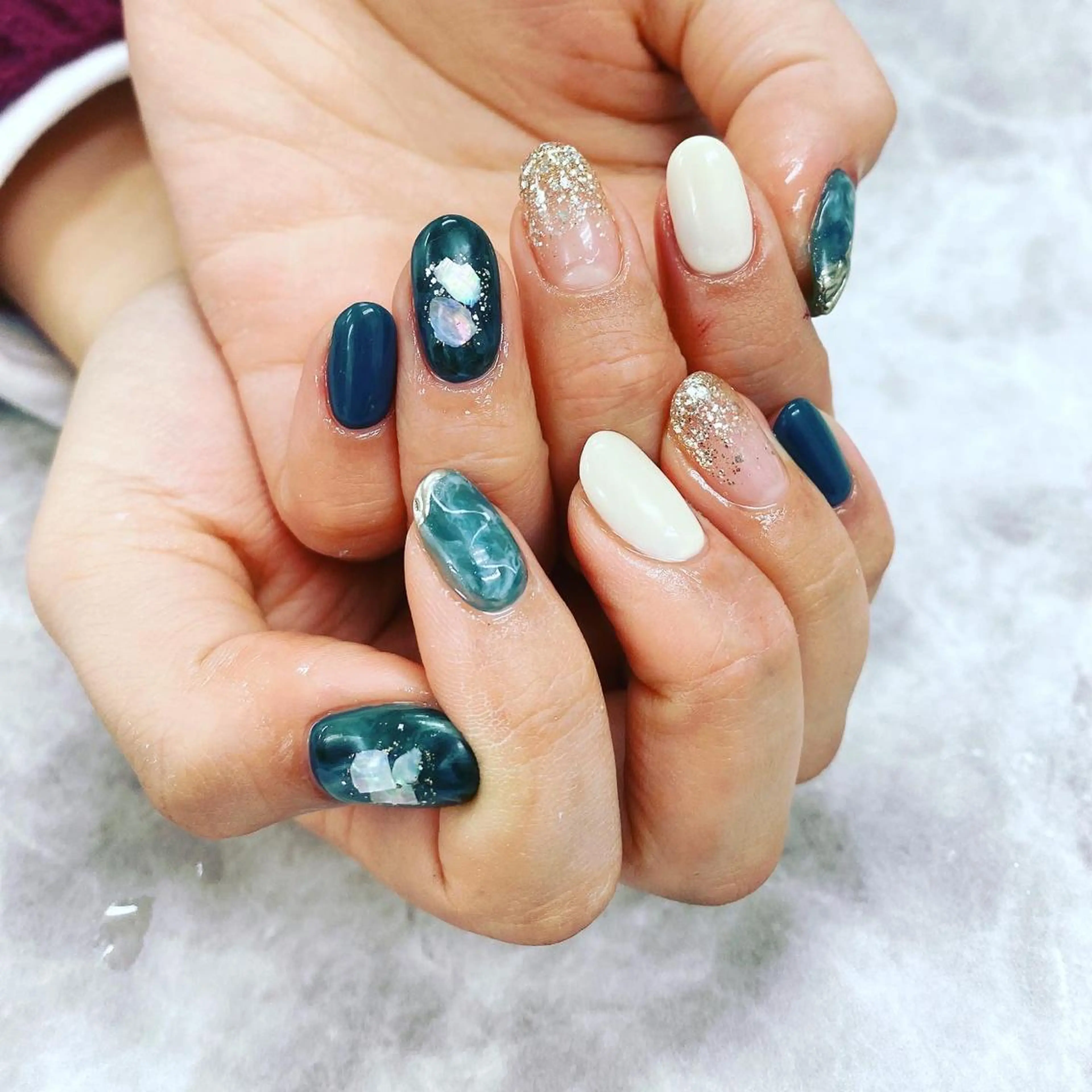 ネイル アートネイル 成人式 N._._. clawのネイルデザイン