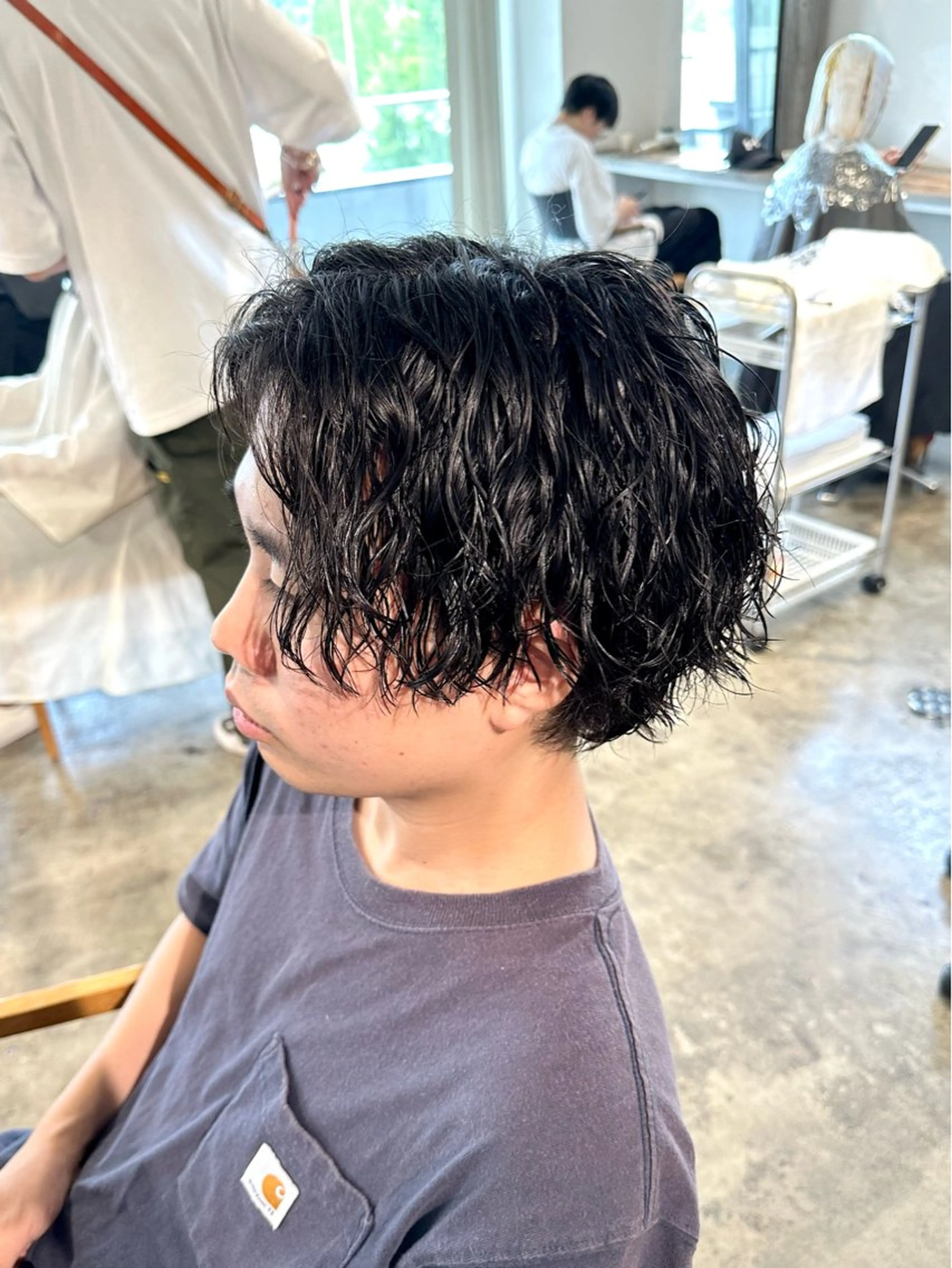 パーマ メンズ メンズパーマ カット パーマ トリートメント 骨格補正施術/メンズ 専門美容師/YUYAのヘアスタイル
