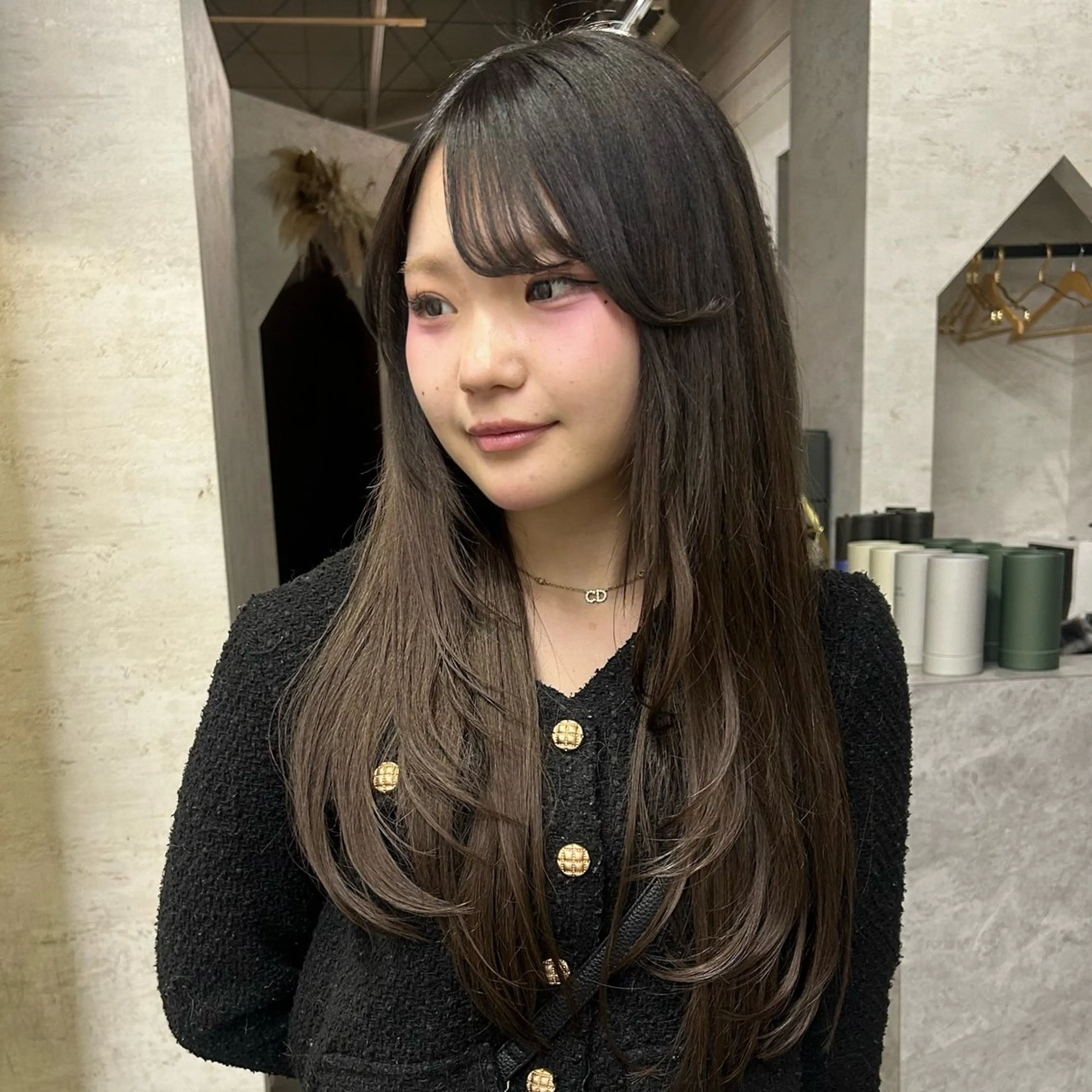 ロング カット エクステ エクステ・レイヤ ーカット/yuunaのヘアスタイル