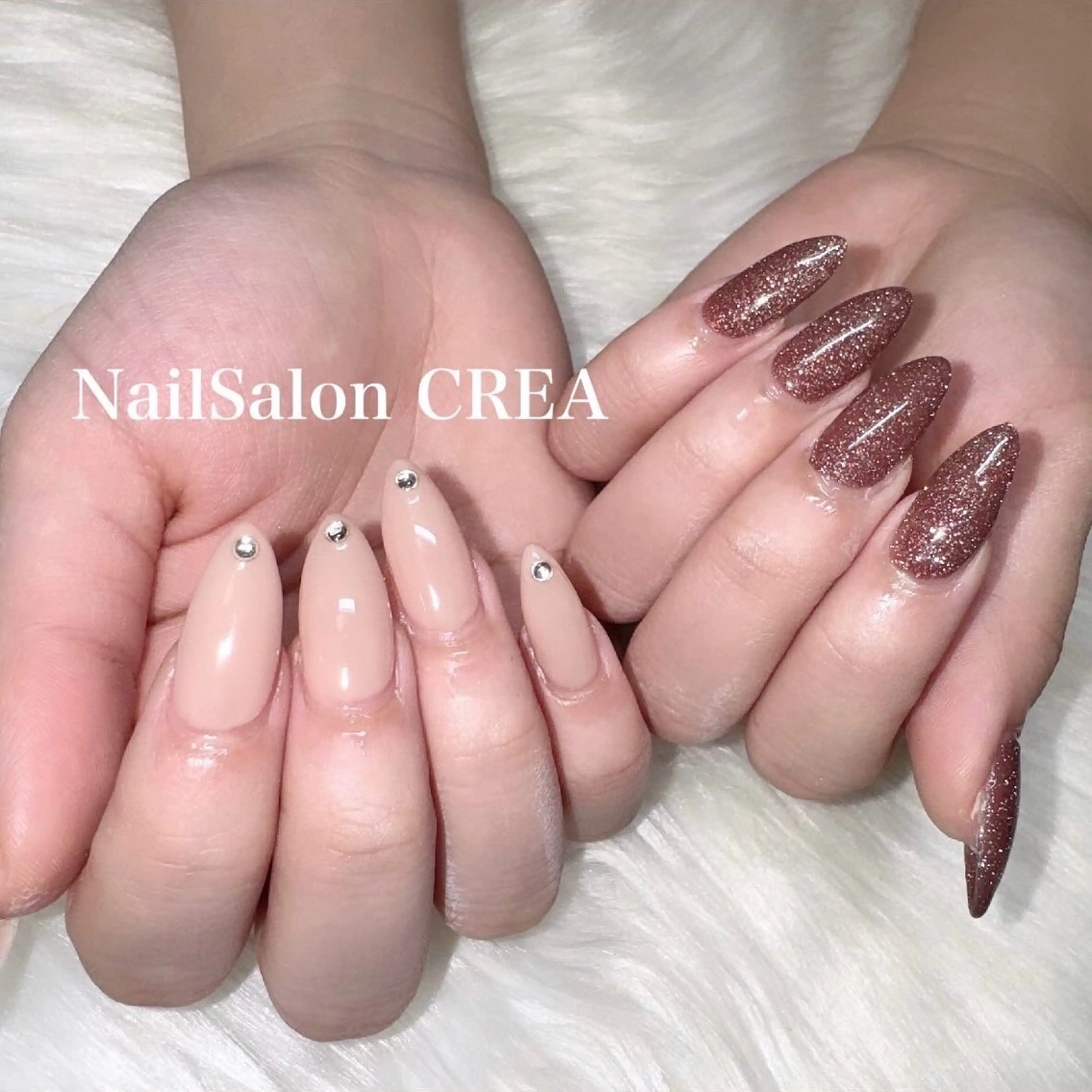 ネイル フラッシュネイル ハンドネイル NailSalon CREAのネイルデザイン