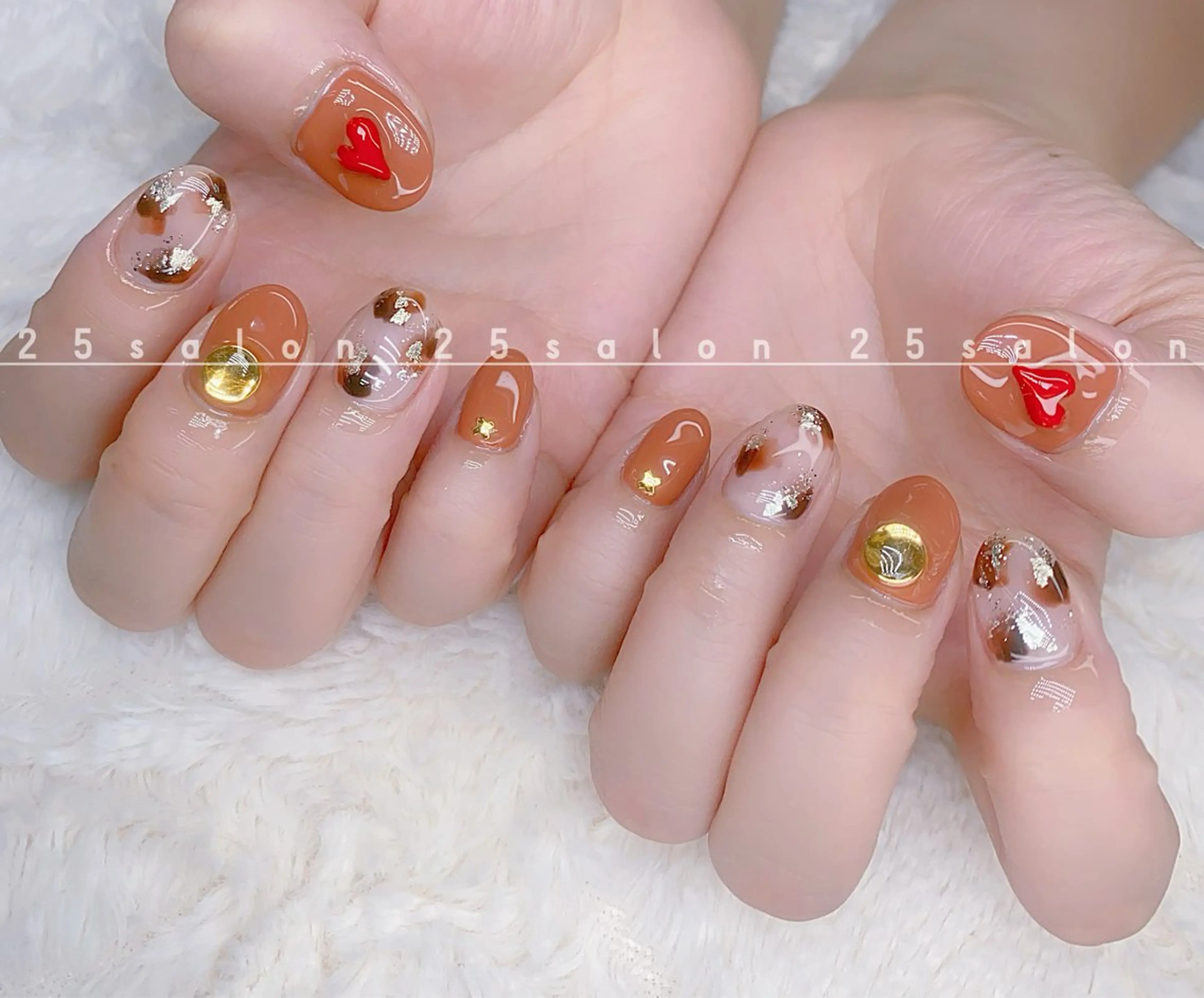 ネイル ジェルネイル 韓国ネイル ニュアンスネイル パラジェル ワンホンネイル 2 5のマツエク・マツパデザイン