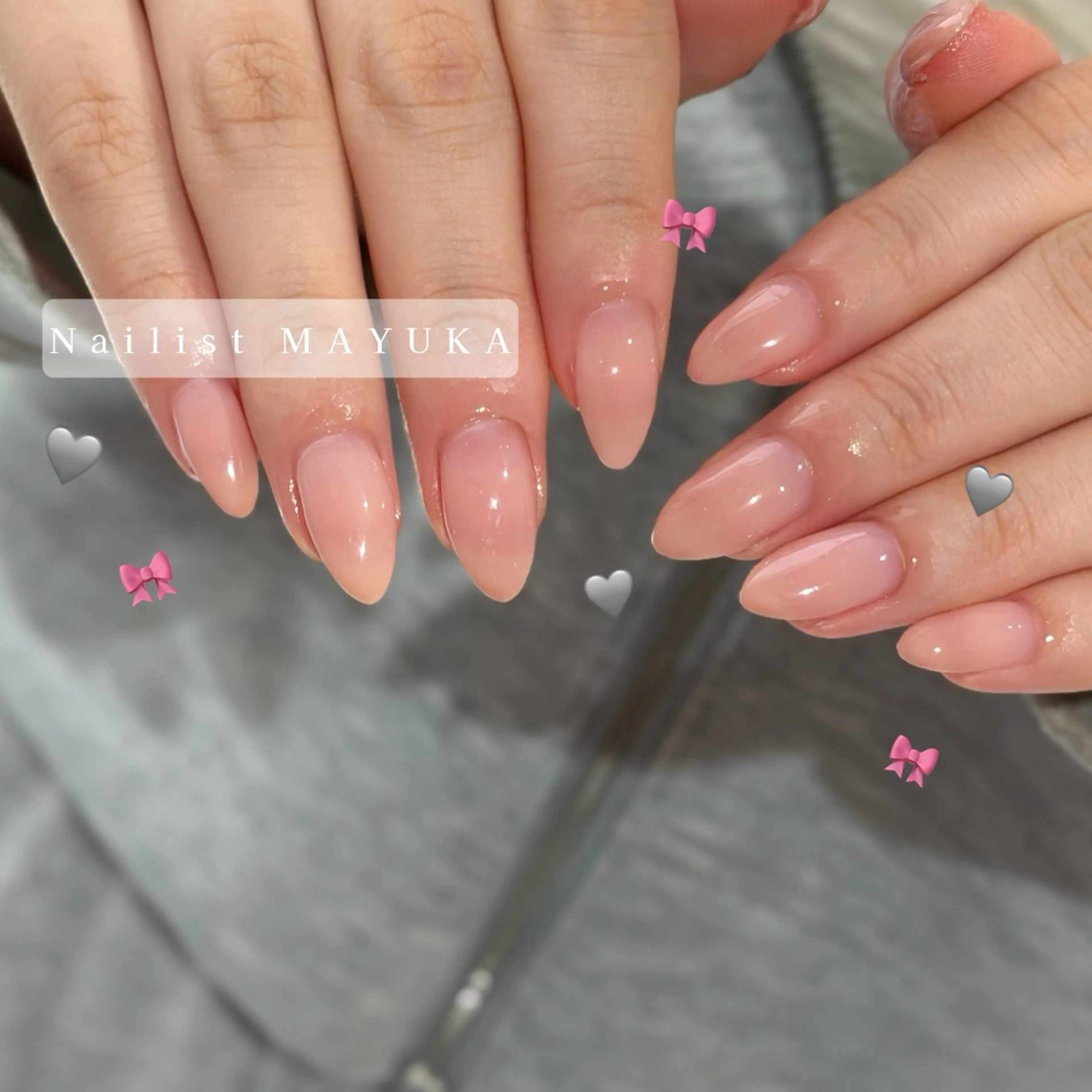 🌼ご新規様 ちゅるちゅるグラデーション🎀🩶の写真