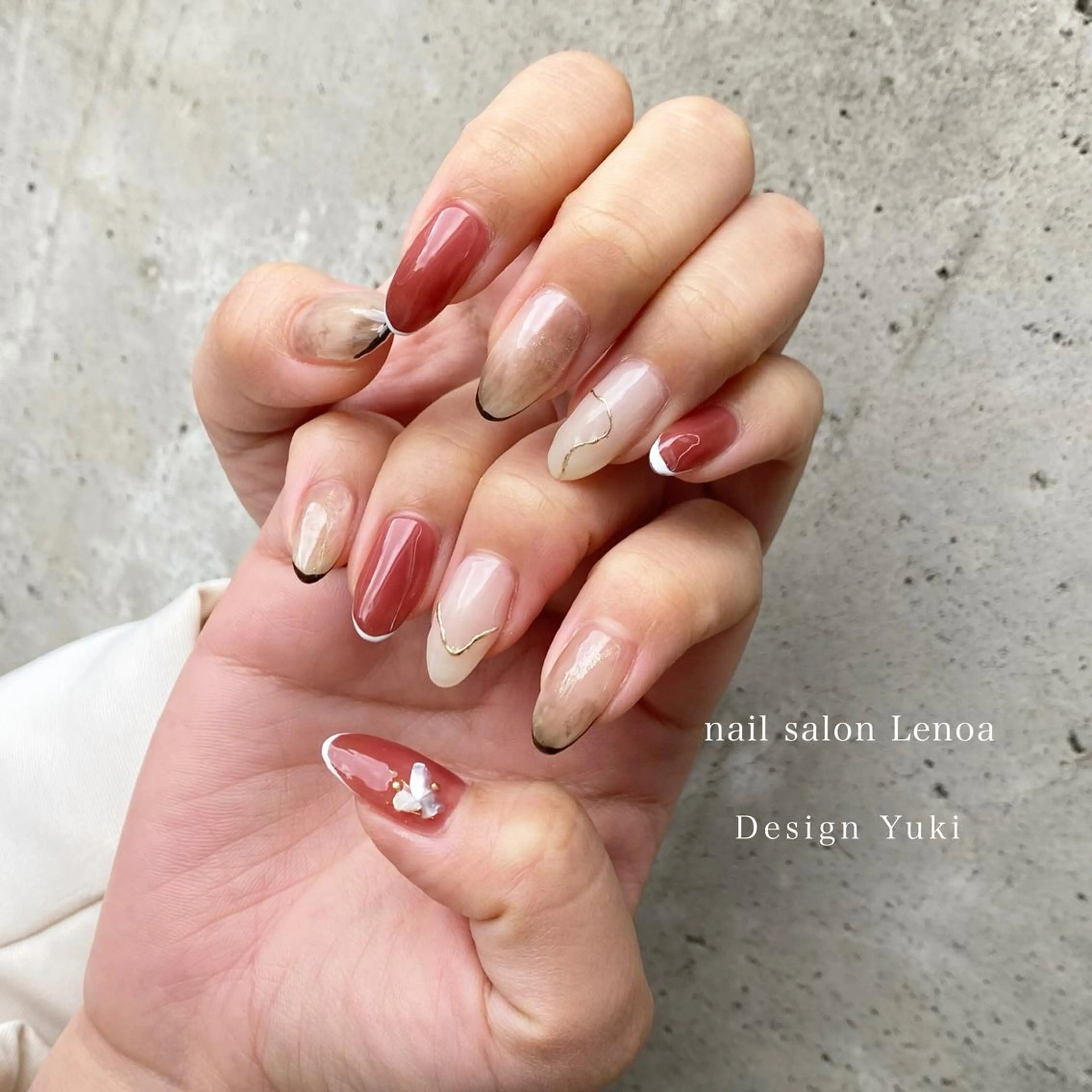 ネイル ハンドネイル Lenoa Yukiのネイルデザイン