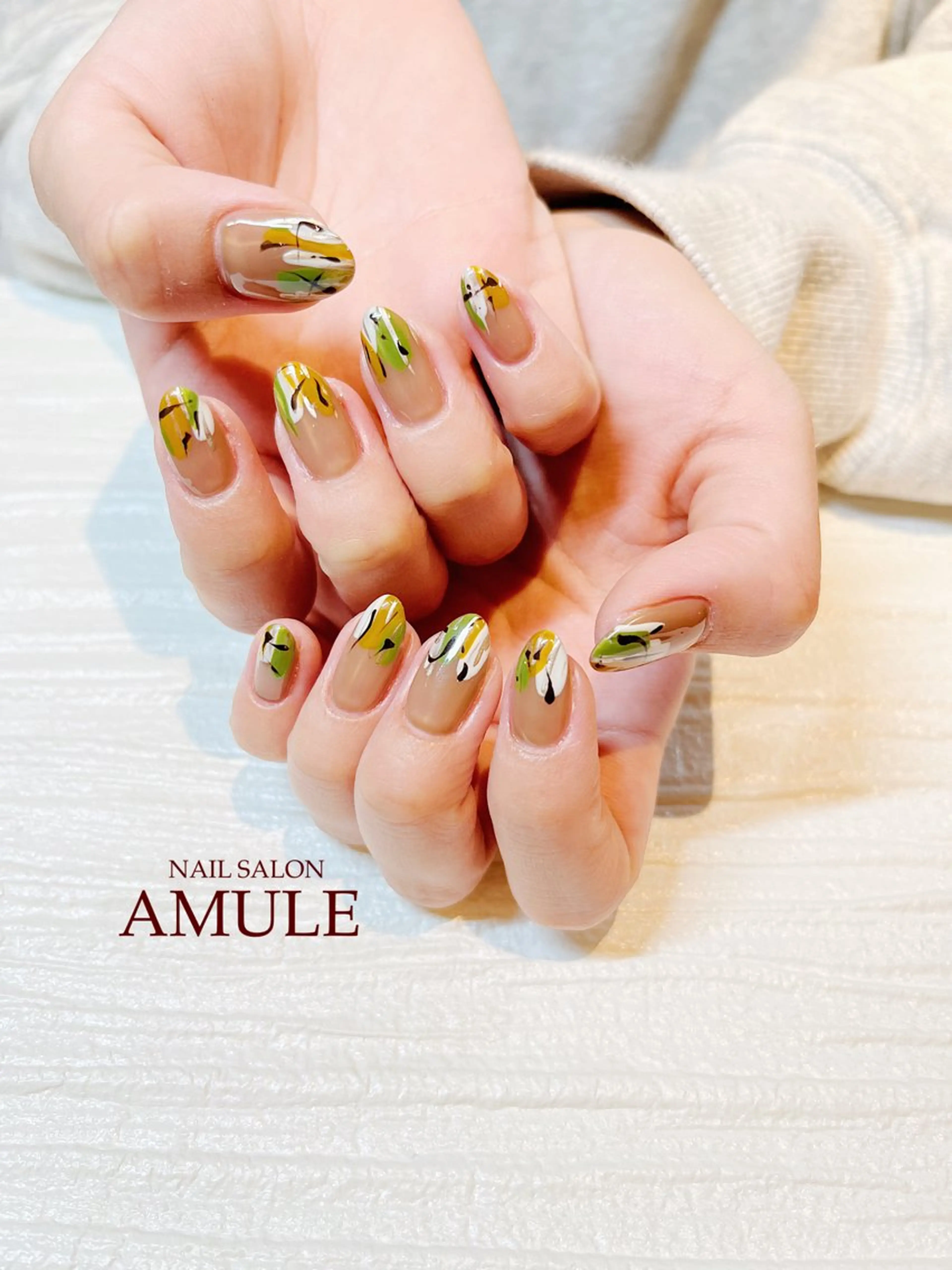 ネイル アートネイル ハンドネイル NAILSALON AMULEのネイルデザイン