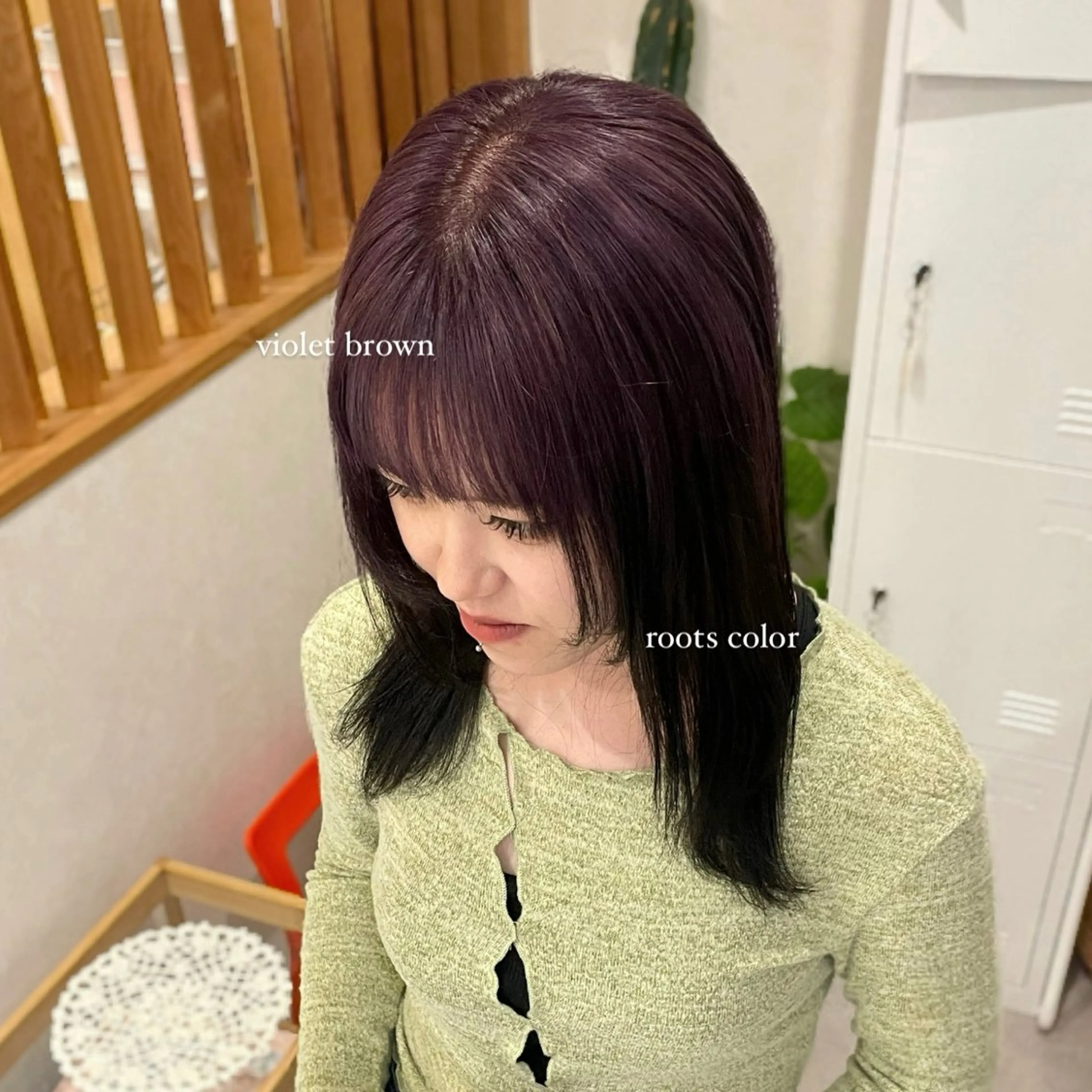 ミディアム ヘアカラー hair room nico所属・山口美容室/ nico/shionのヘアスタイル