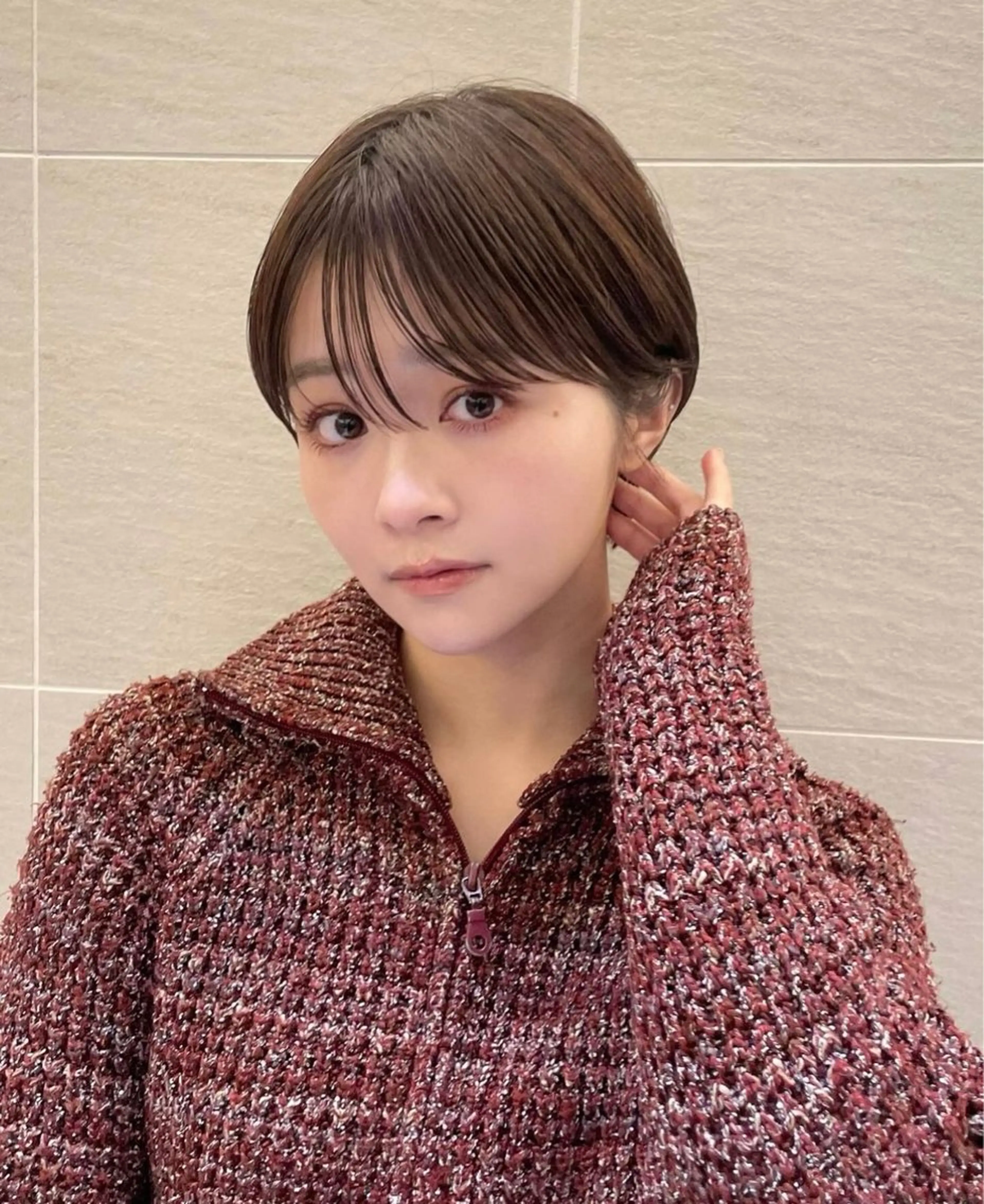 ショート カラー ボブ ショートヘア 撮影モデル様募集 直樹のヘアスタイル