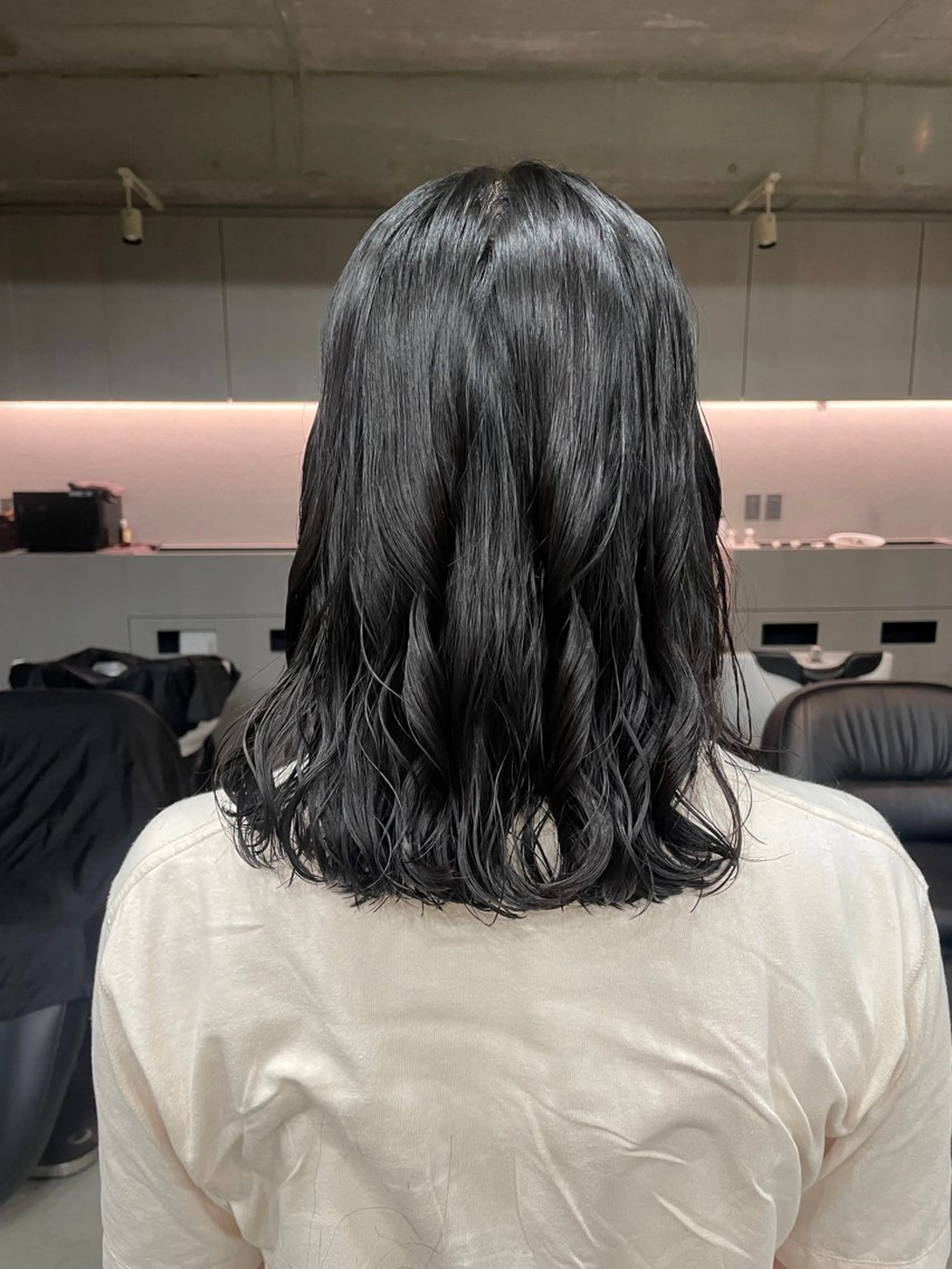 ミディアム カラー カット 表参道🌿赤み消し カラー/チナツのヘアスタイル