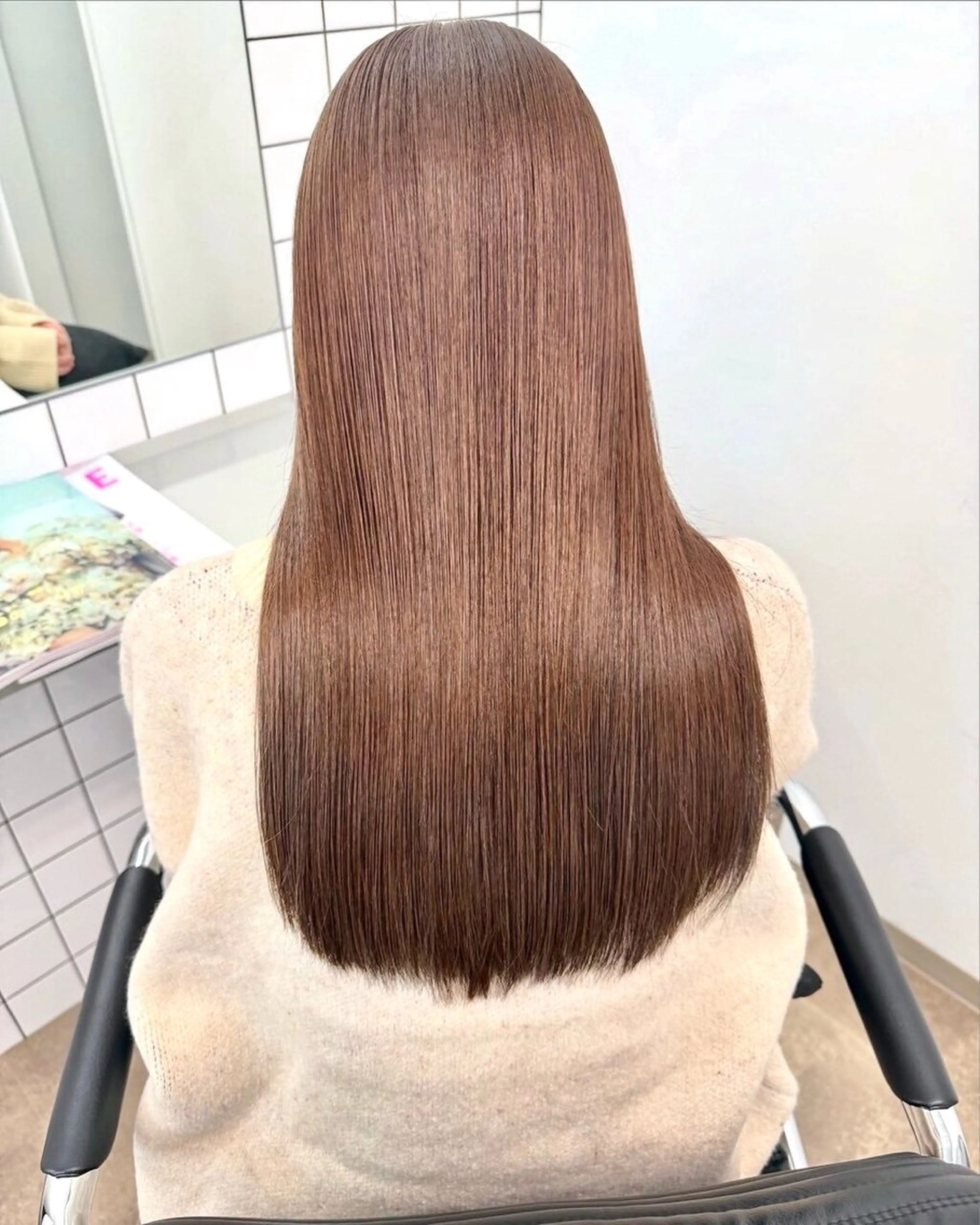 【サラサラな美髪を♪】🪞カット×縮毛矯正×3stepトリートメントの写真