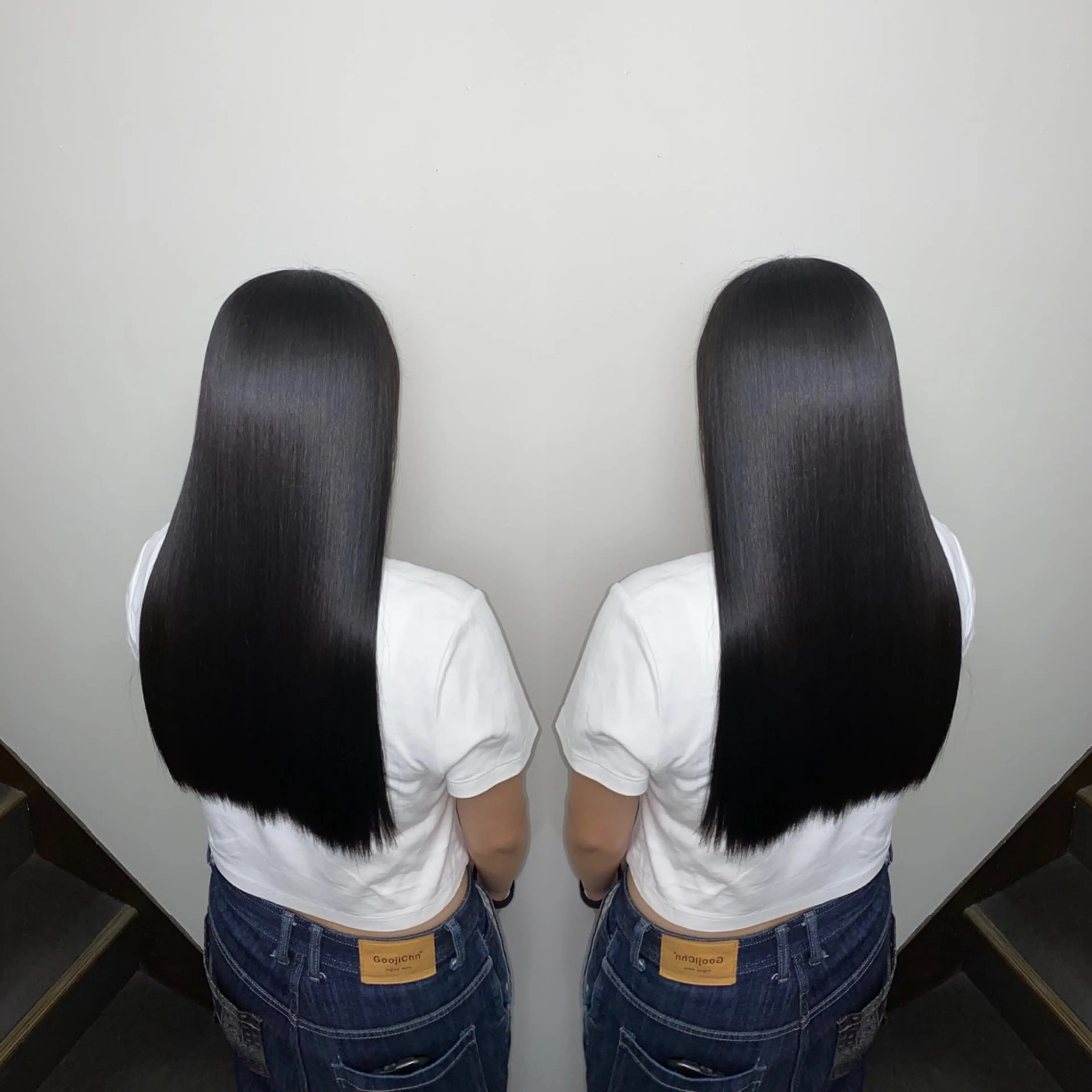 ロング 縮毛矯正 トリートメント 美髪ストレート/美髪 レイヤー特化増原優斗のヘアスタイル