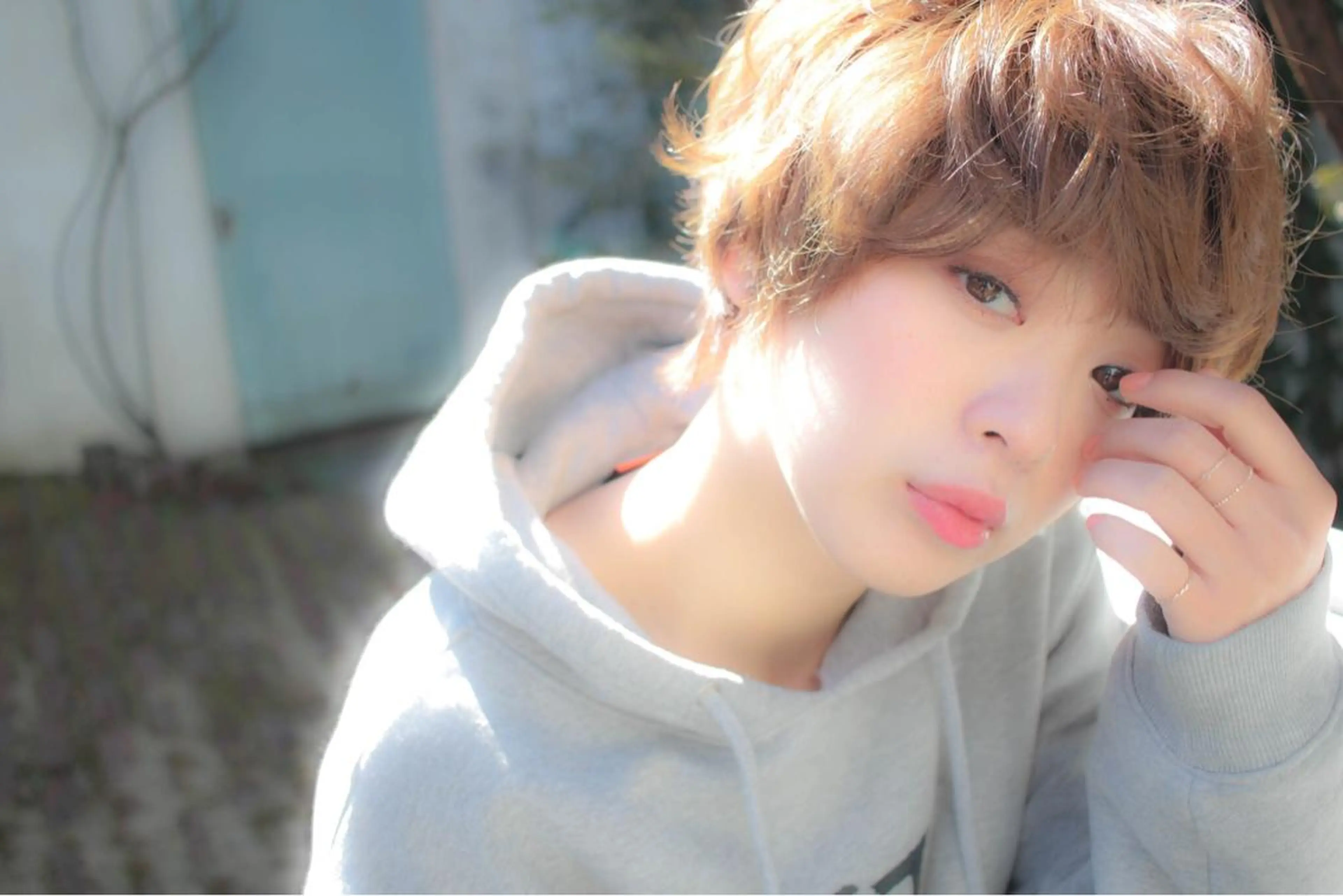 ショート カラー パーマ 表参道/さあ や/大人ナチュラルのヘアスタイル