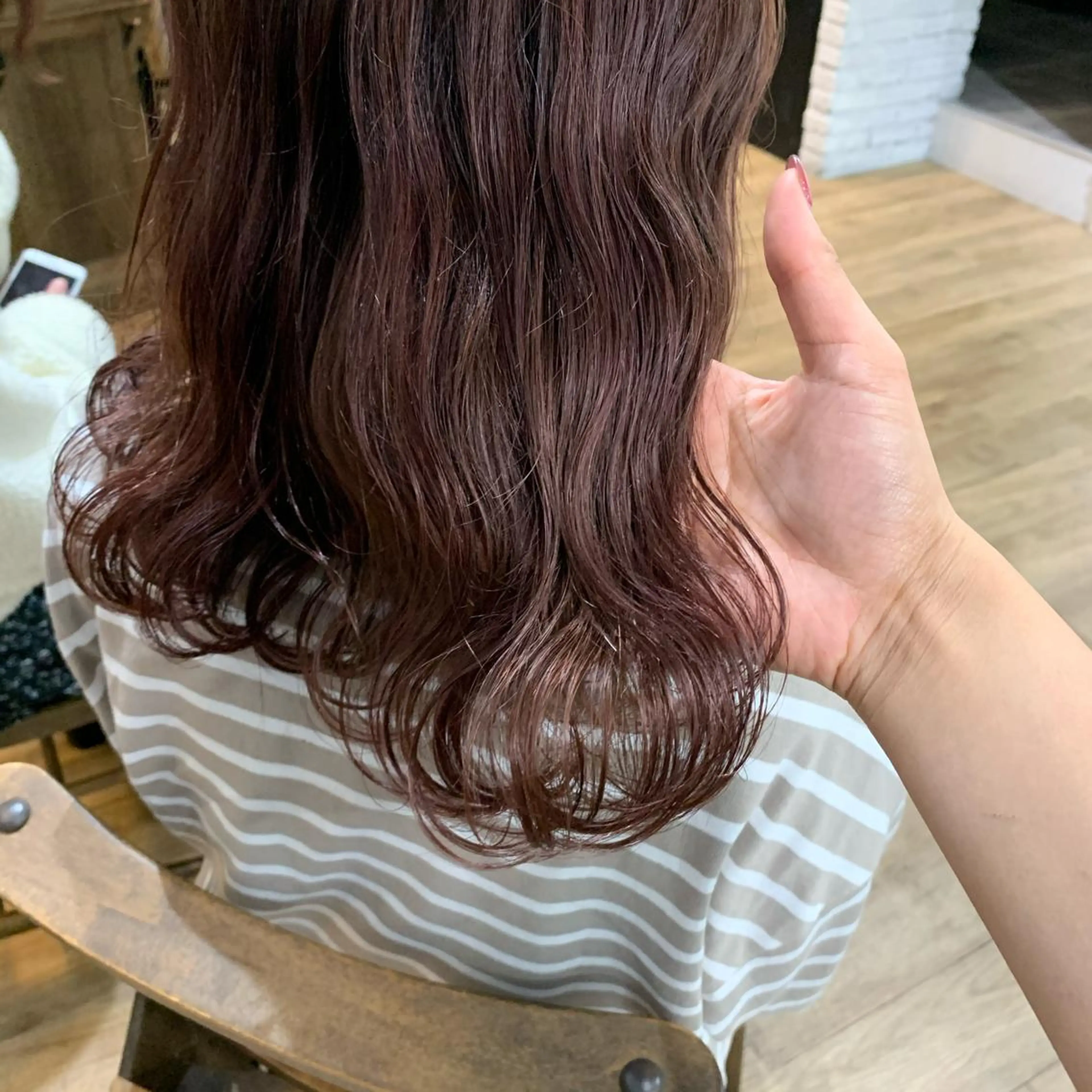 セミロング カラー カット ヘアカラー トリートメント レイヤー/顔周り /AKARIのヘアスタイル