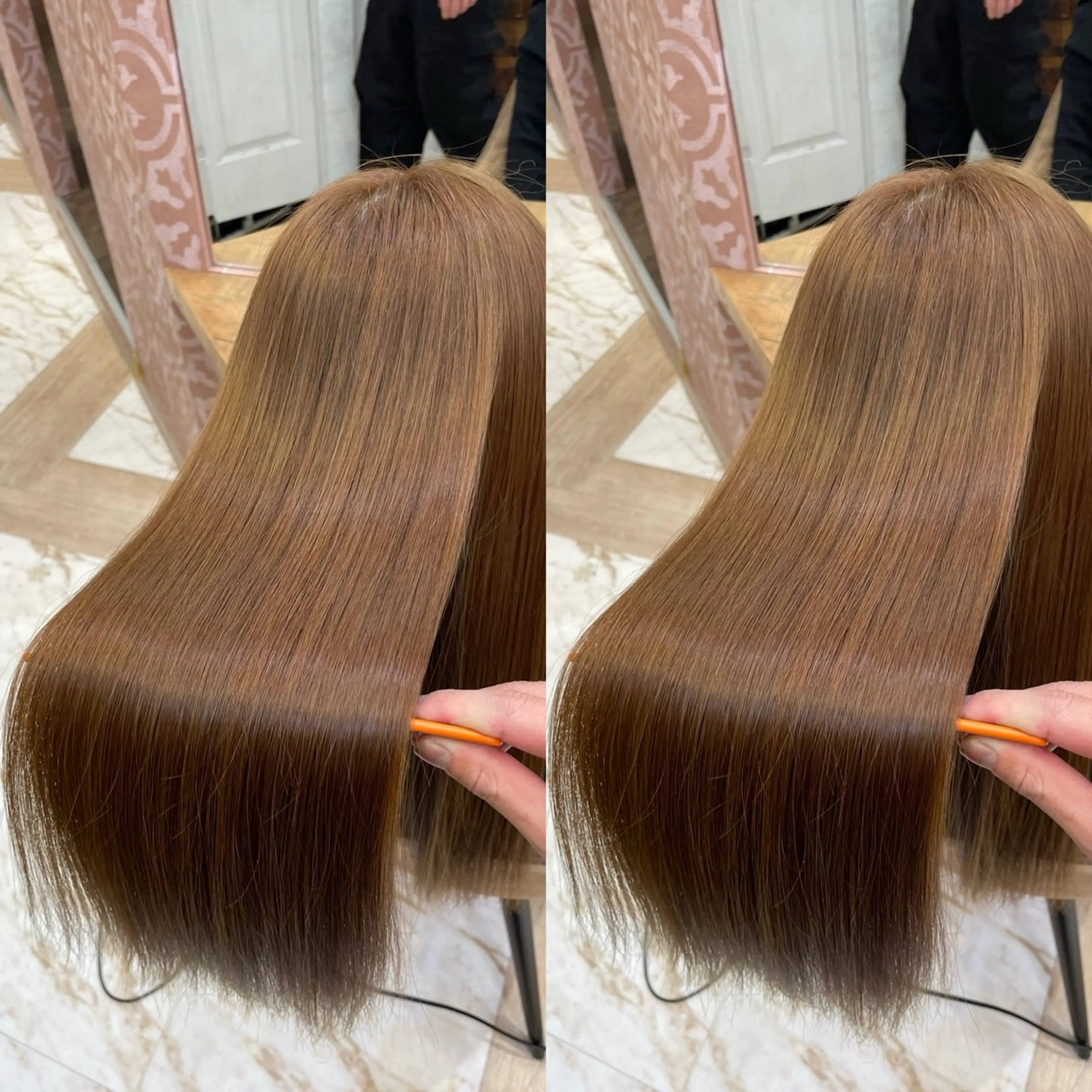 ロング ヘアカラー トリートメント 縮毛矯正/艶カラー 笠原康平のヘアスタイル