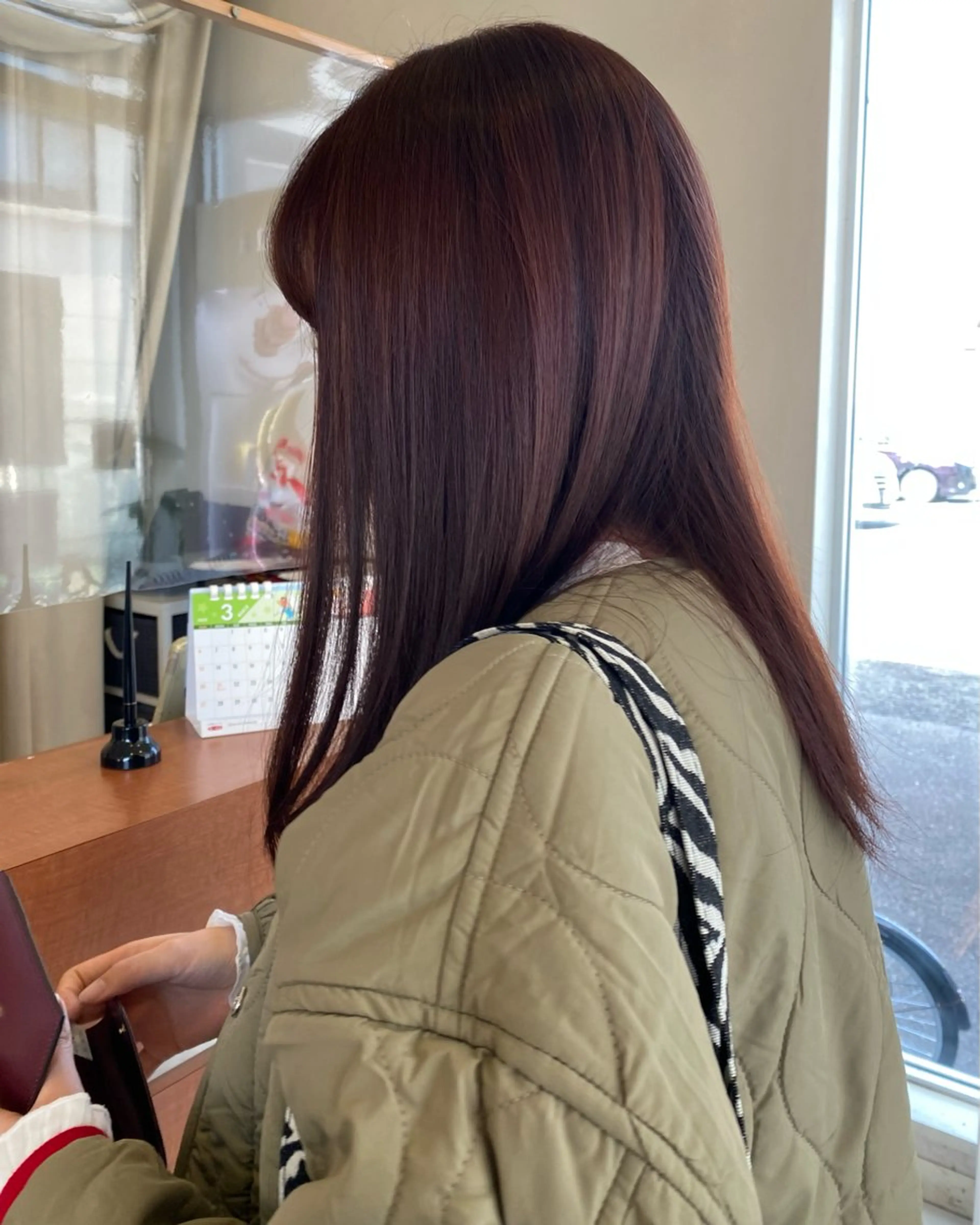 カラー 髪質改善 ヘアカラー トリートメント 💖透明感カラー 板倉百花💖のヘアスタイル