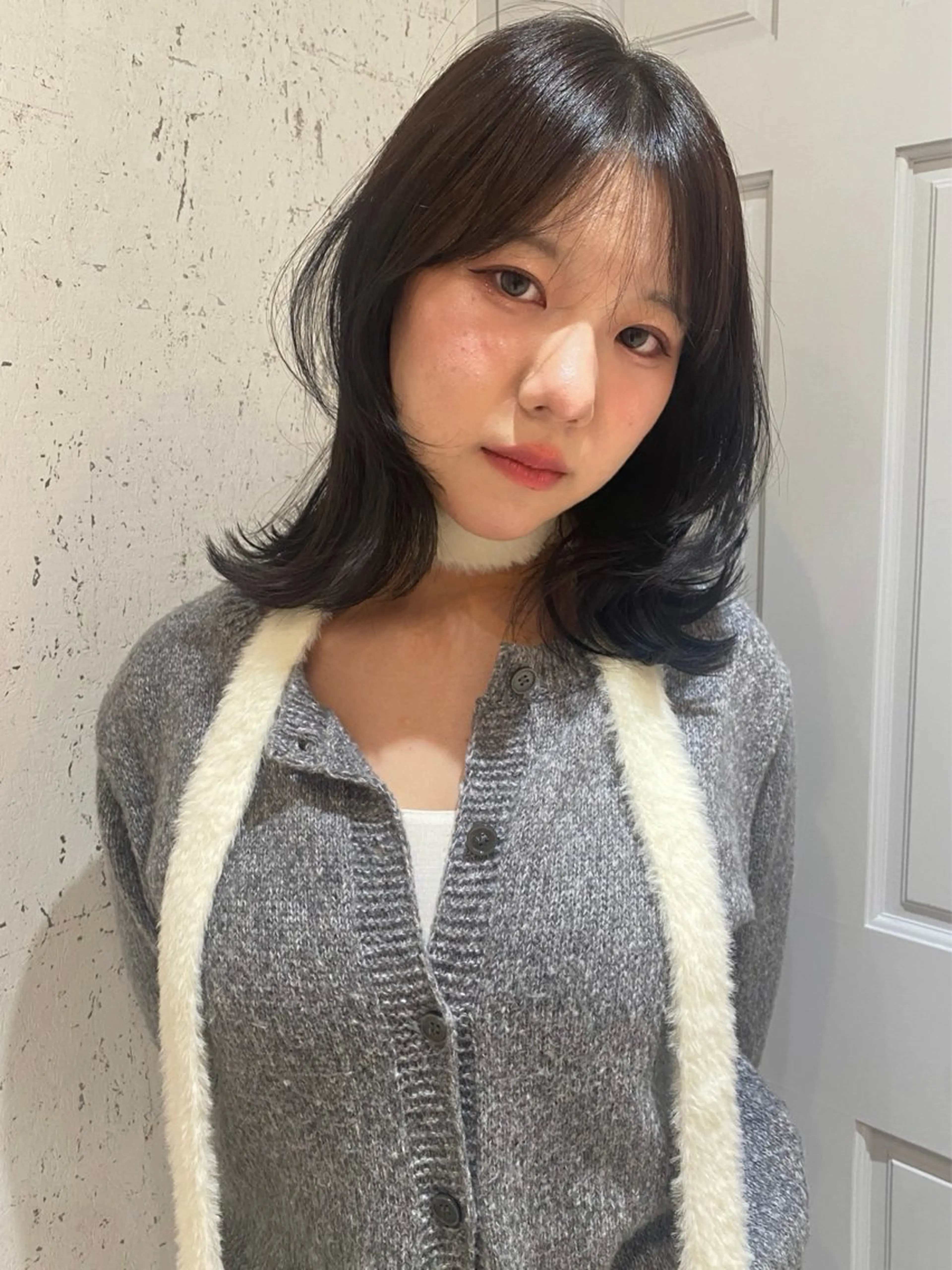 ミディアム カラー カット ヘアカラー トリートメント mai / linoah˚✧のヘアスタイル