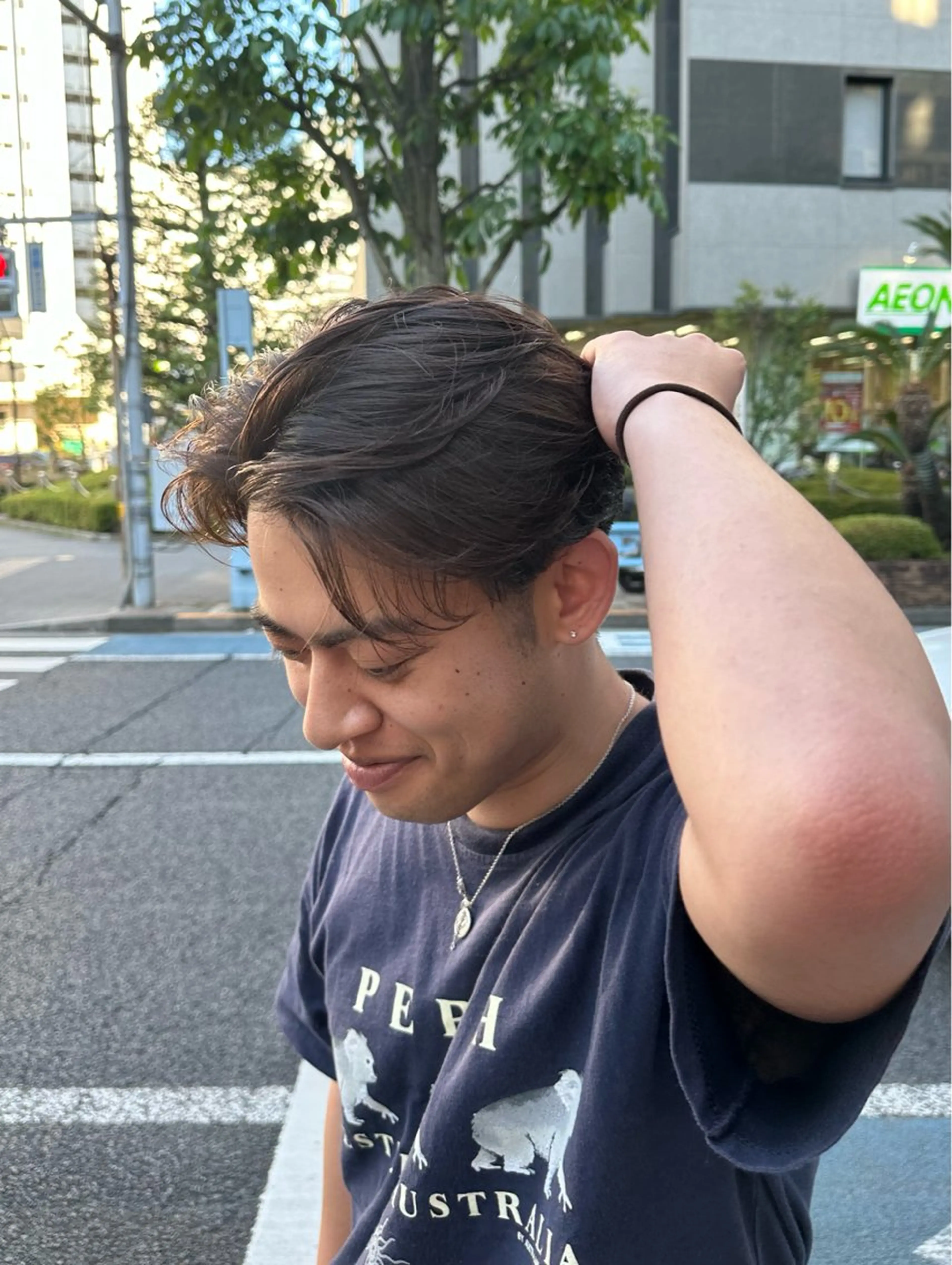 ミディアム パーマ メンズ メンズ特化／トレンド スタイル／白澤のヘアスタイル