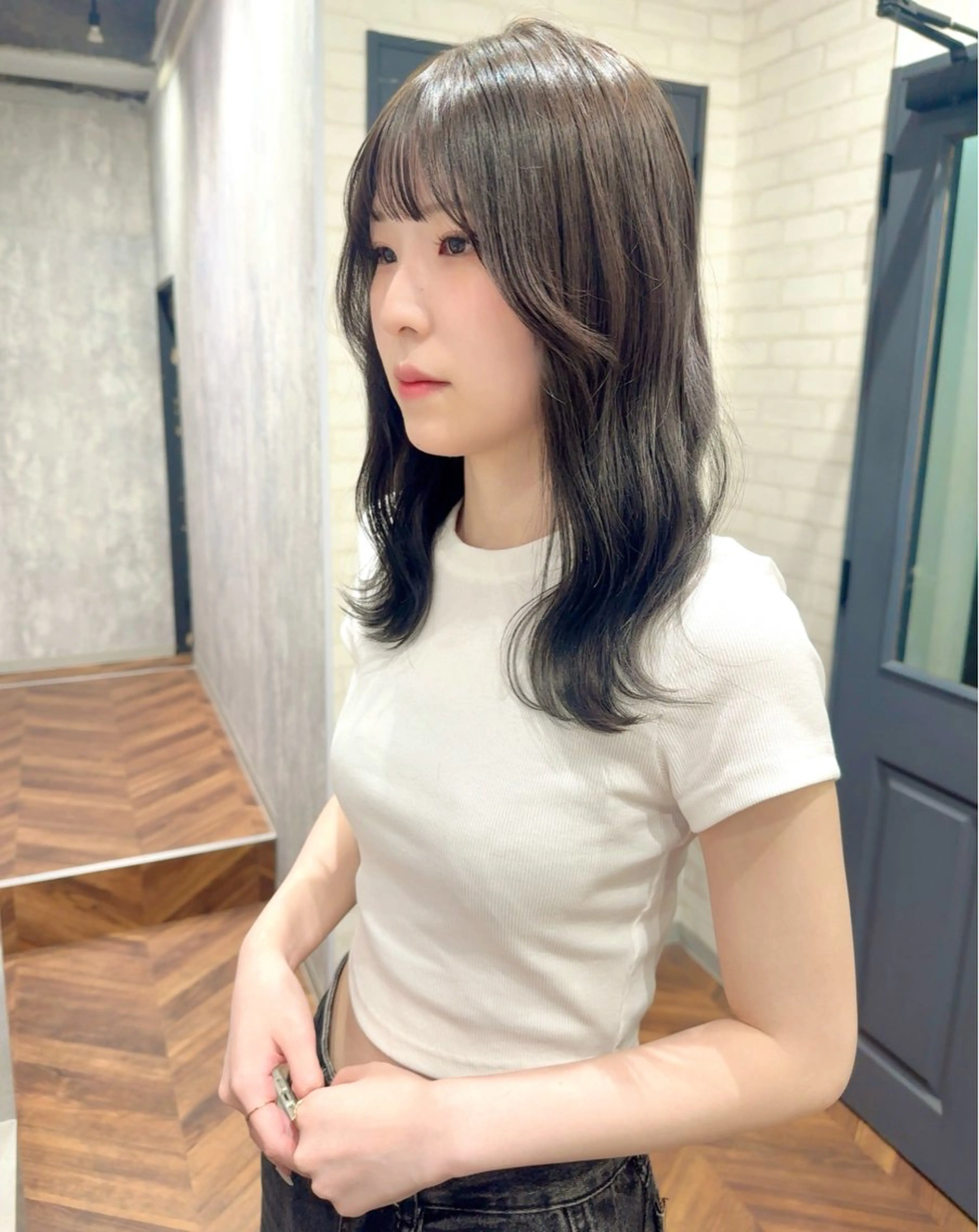 🩶ミニモ学割クーポン🩶カット＋ケアカラー＋超音波クイックtr ベージュ/ラベンダー/モカ/ボブの写真