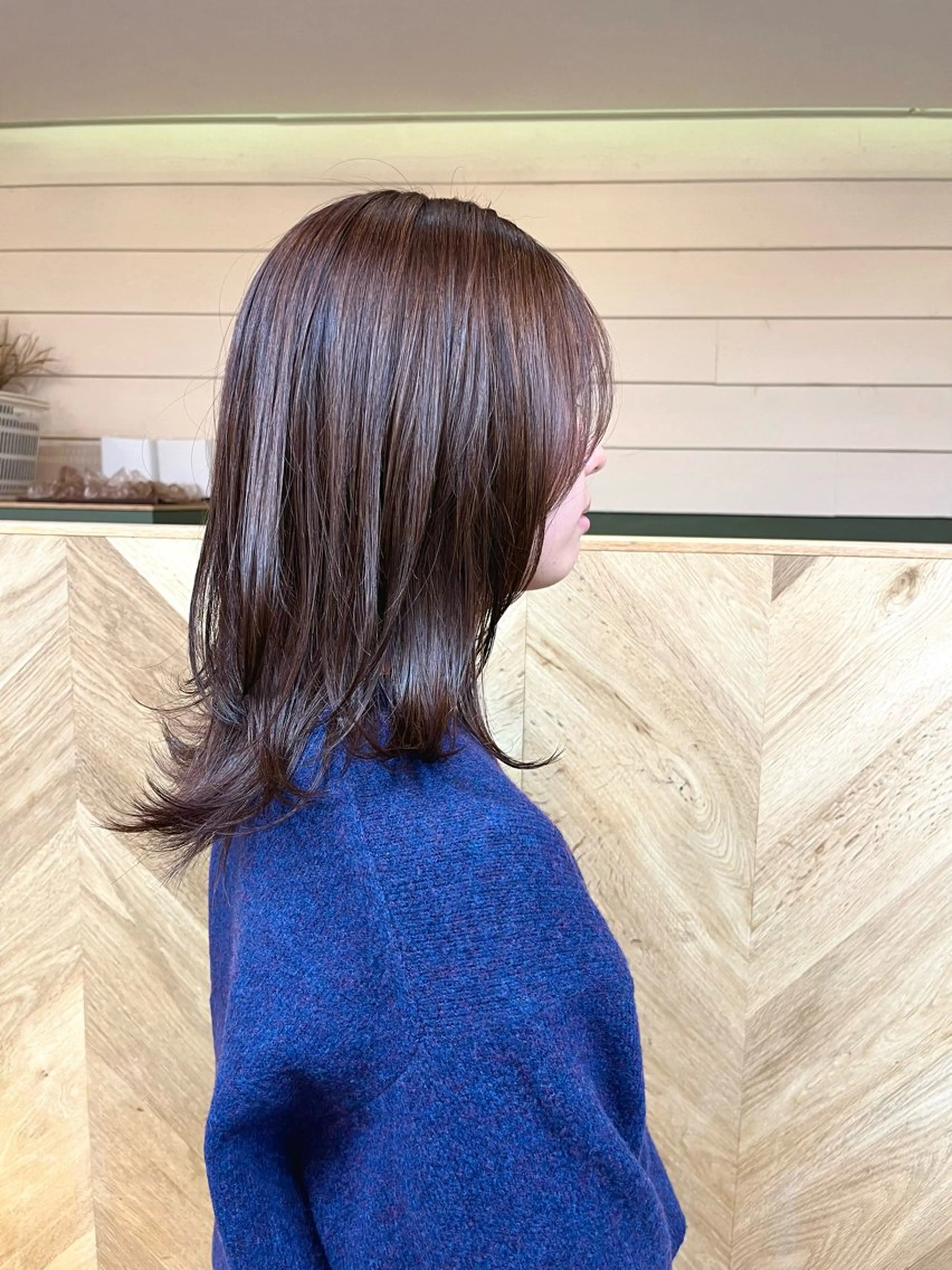 カラー 【ボブ】縮毛矯正/ 船橋駅5分/鈴木杏美のヘアスタイル