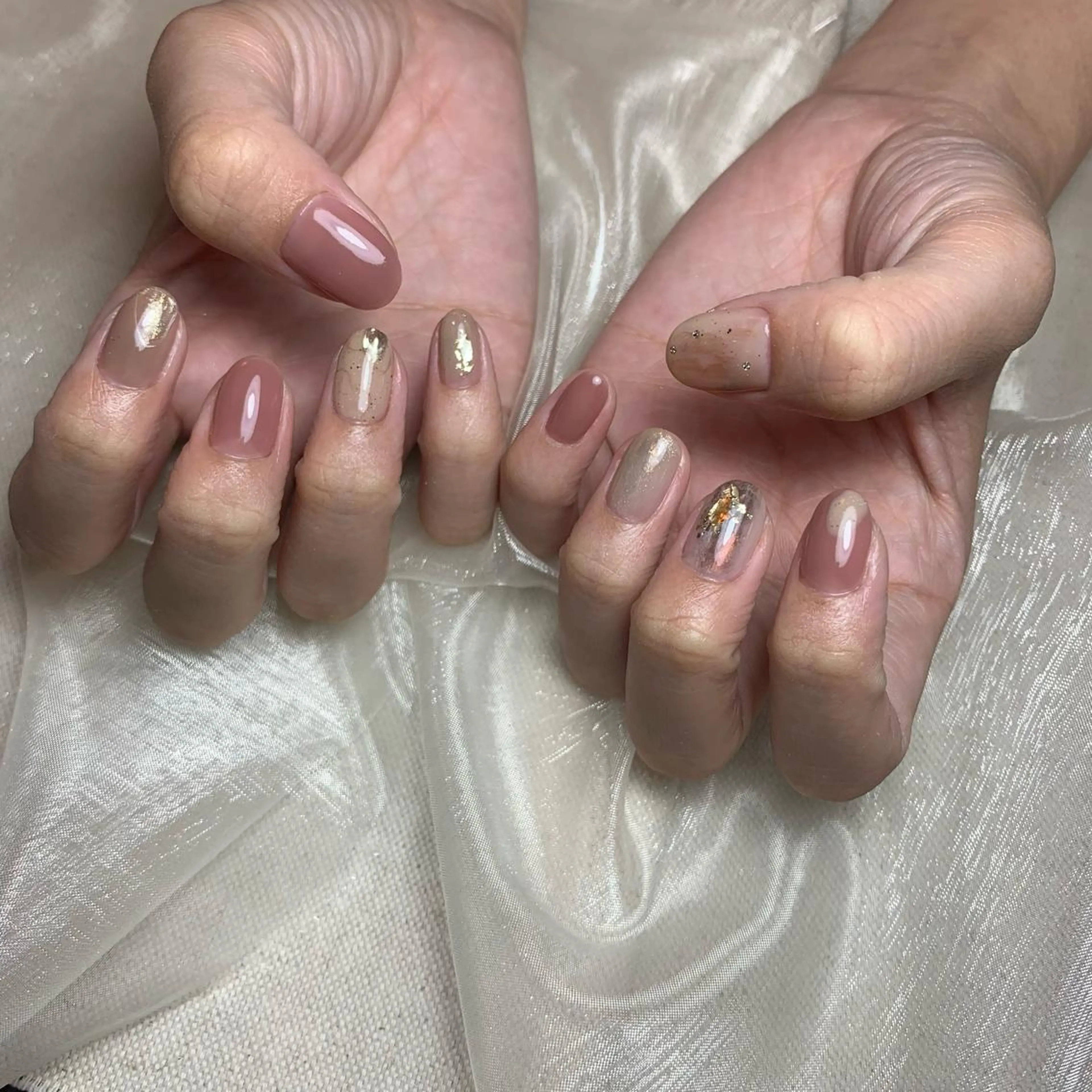 ネイル ハンドネイル 里見 麗のネイルデザイン