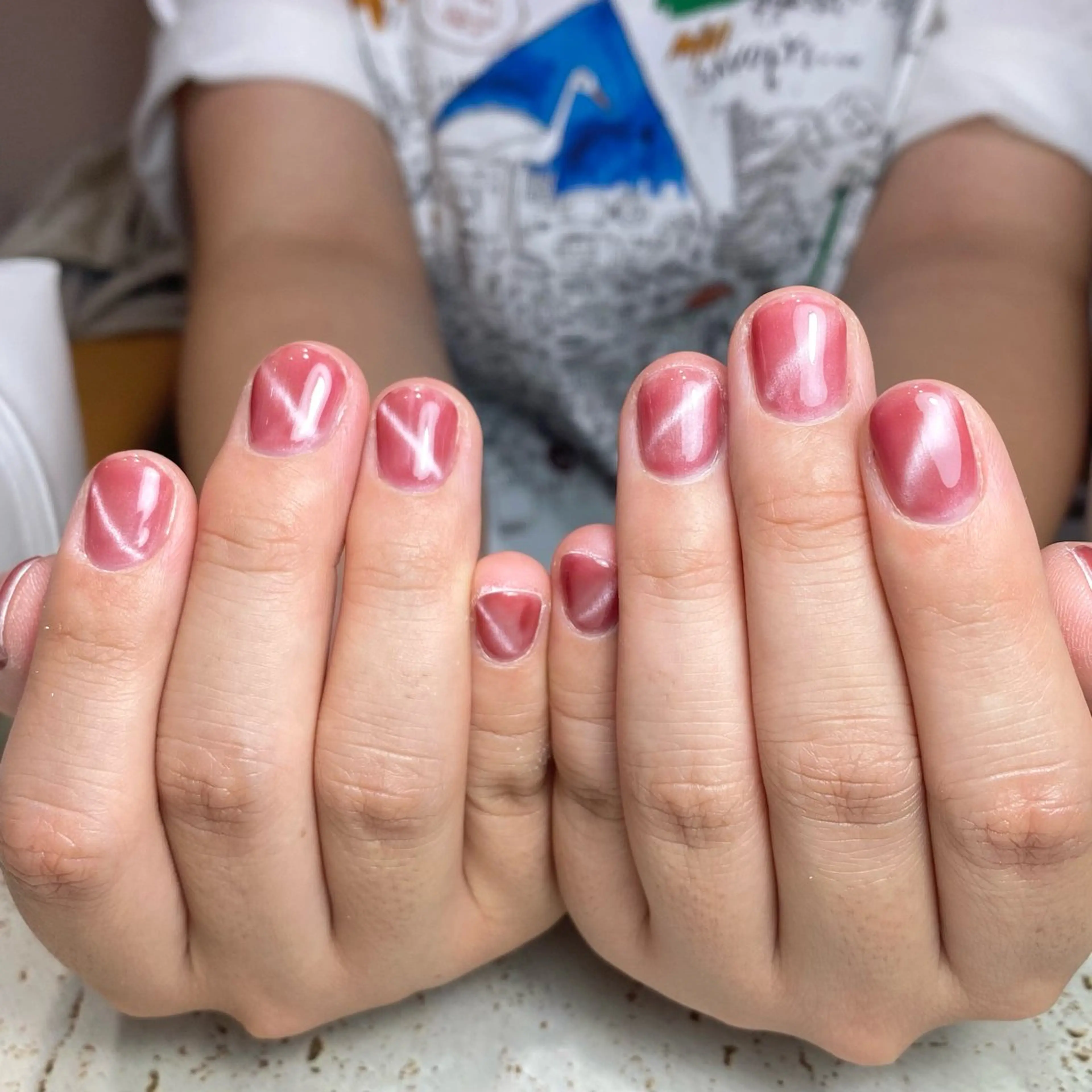 ネイル マグネットネイル ビューティフルムーン ネイル🌙夏美のネイルデザイン