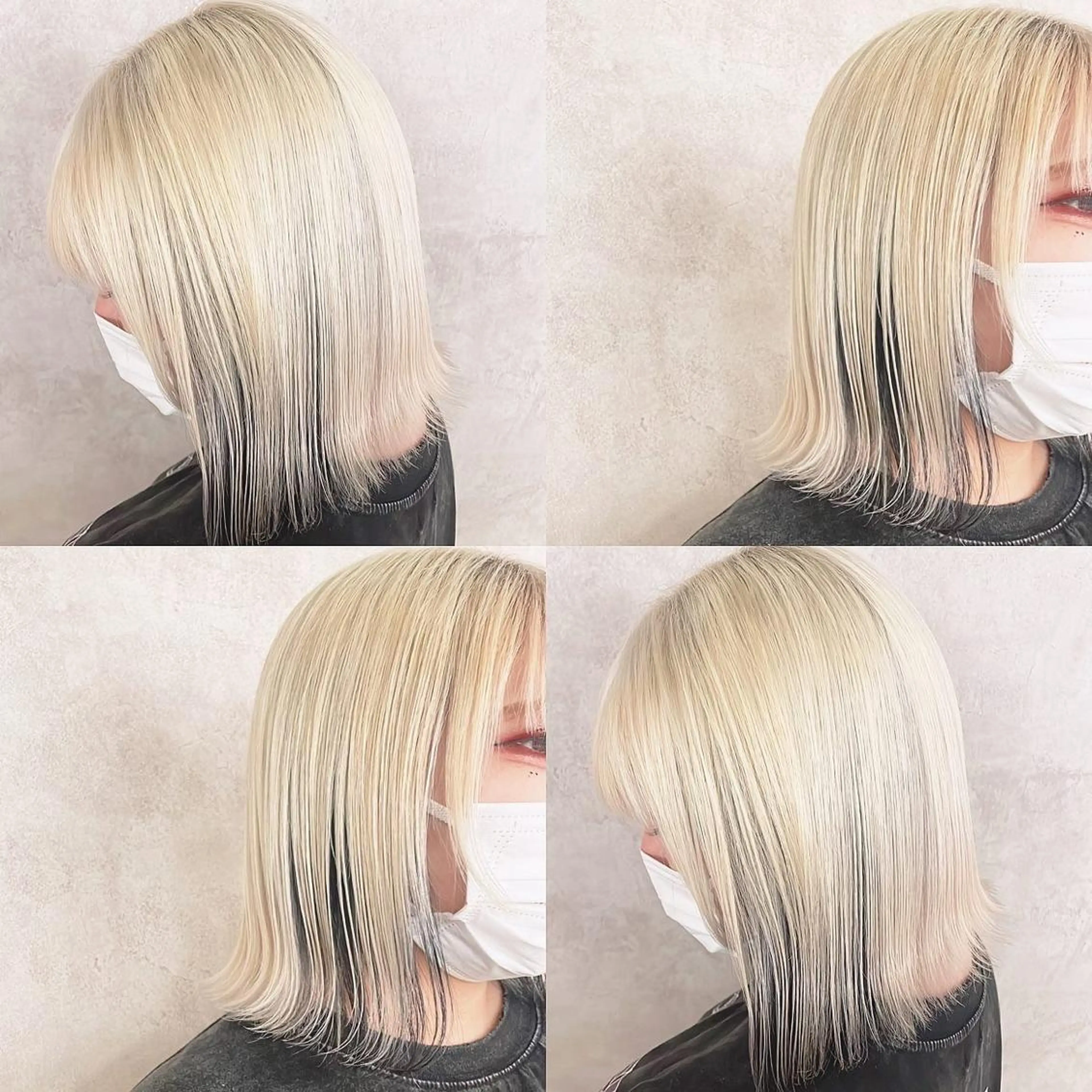 カラー ベージュカラー ブリーチ ブロンド ブロンドベージュ ケアブリーチ ヘアカラー トリートメント 渋谷:インナーカラー ／🍒エリカ🍒のヘアスタイル