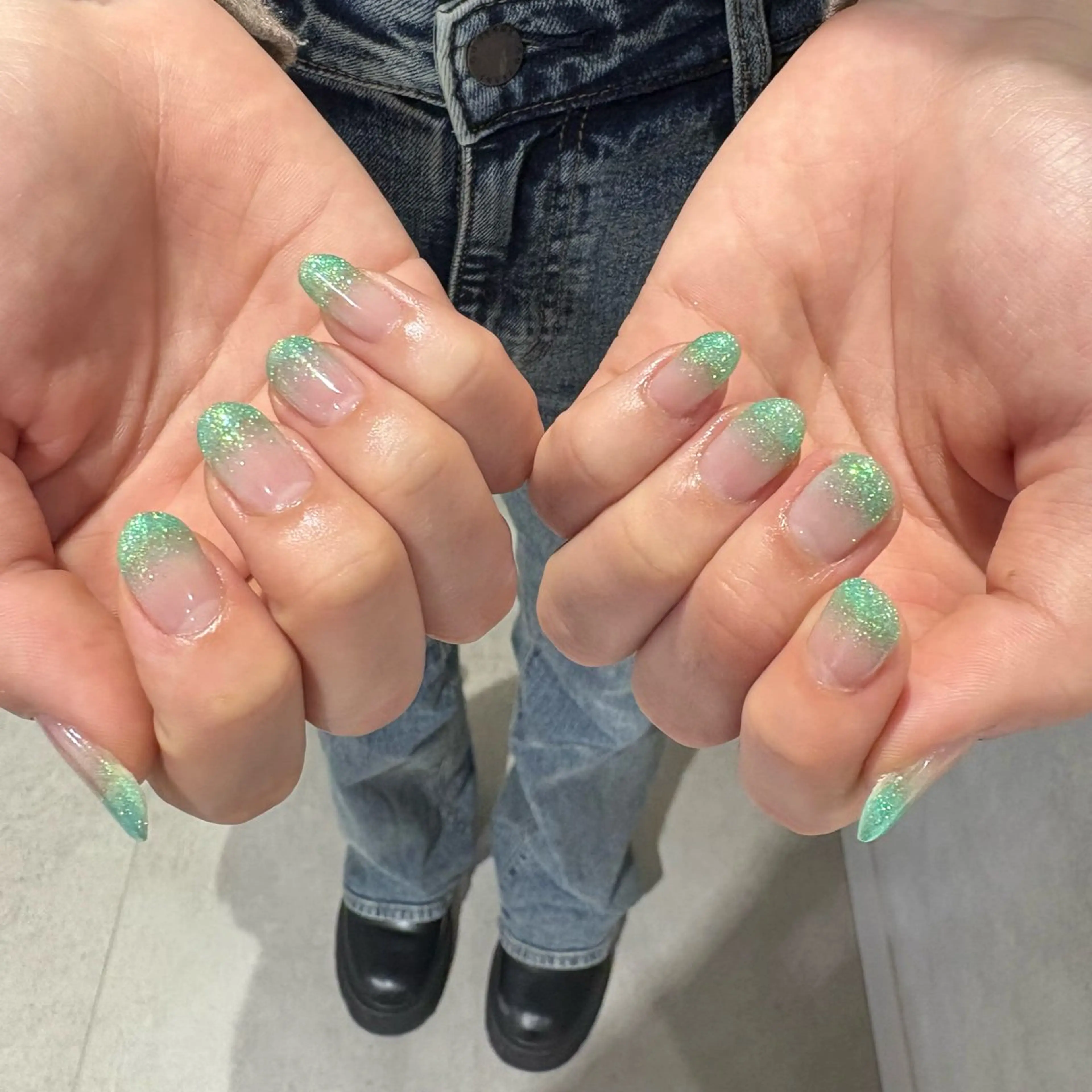 【オフなし】ラメグラデーションの写真