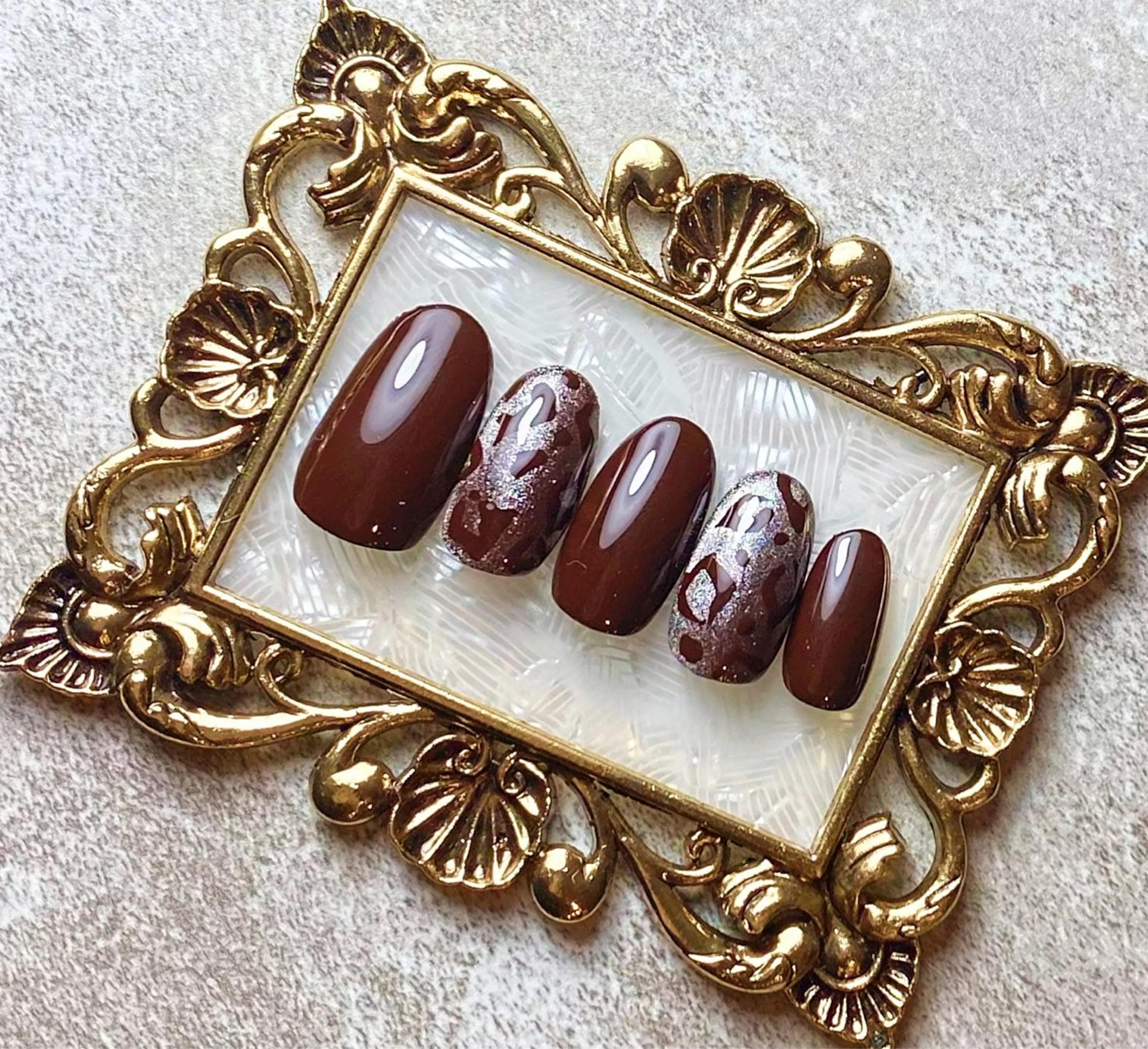 ネイル アニマル柄 アートネイル ハンドネイル Narumi nailのネイルデザイン