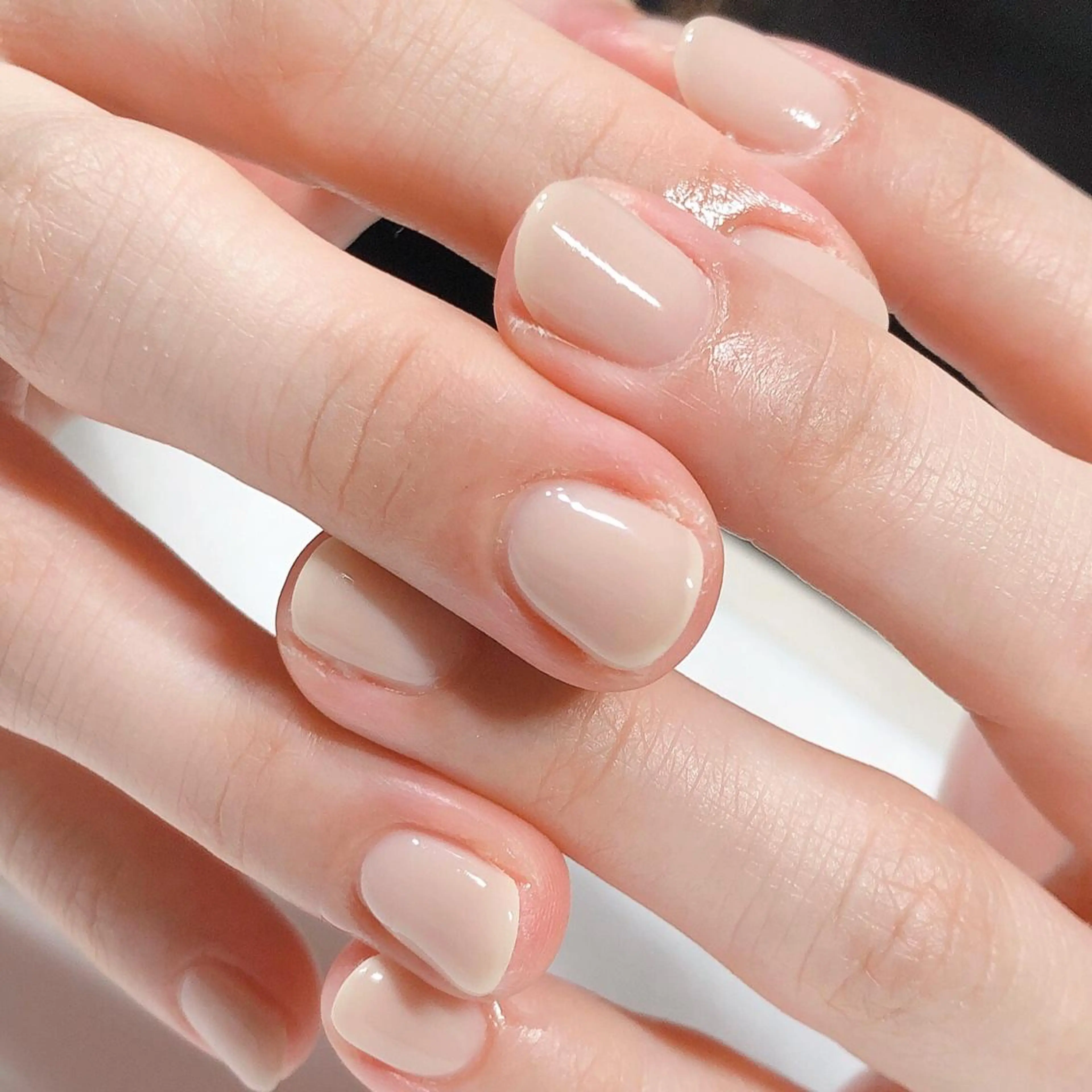 ネイル ジェルネイル ワンカラーネイル 東 千夏のネイルデザイン