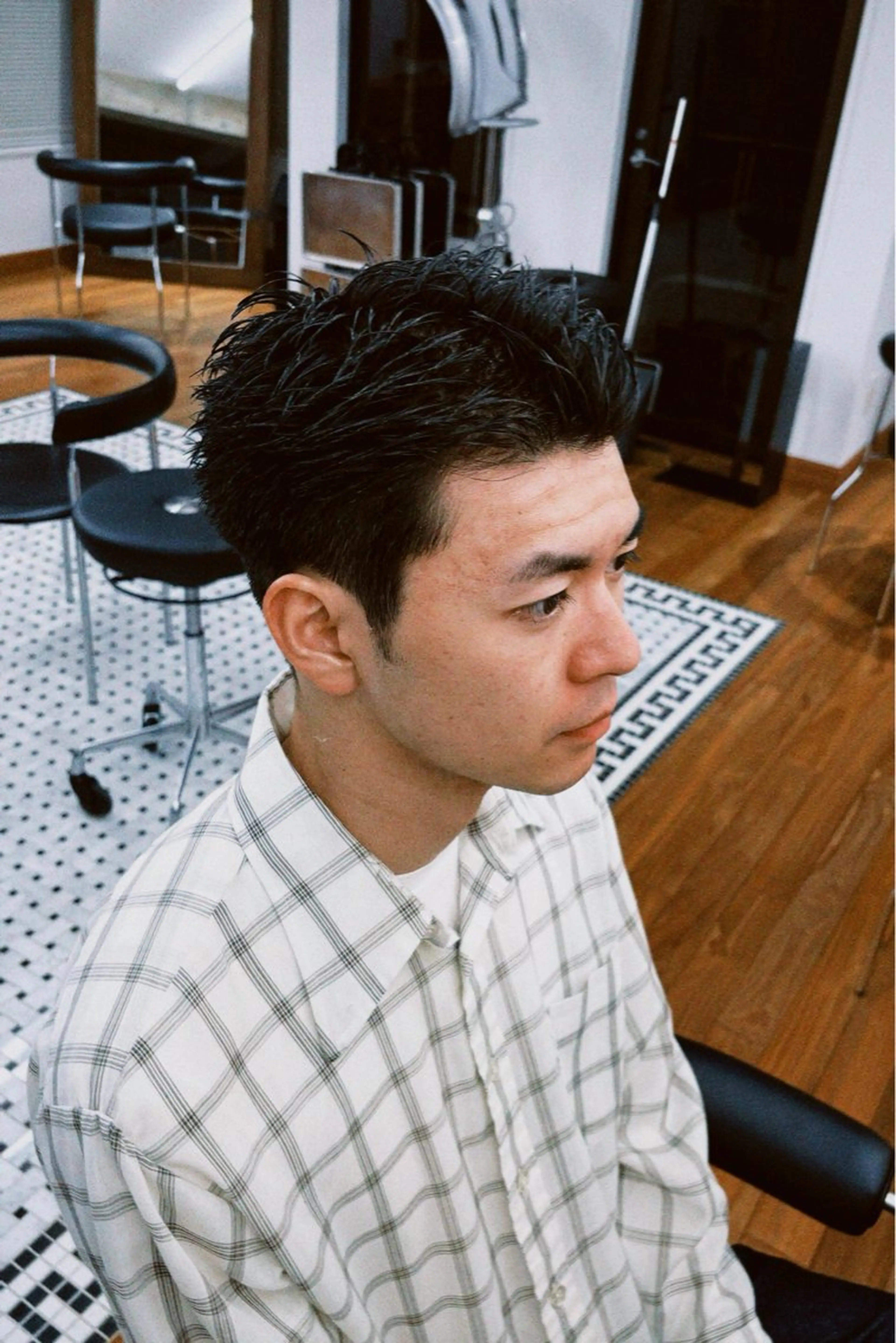 ショート メンズ スパイキーショート メンズベリーショート ベリーショート ショートヘア メンズカット 髙橋創のヘアスタイル