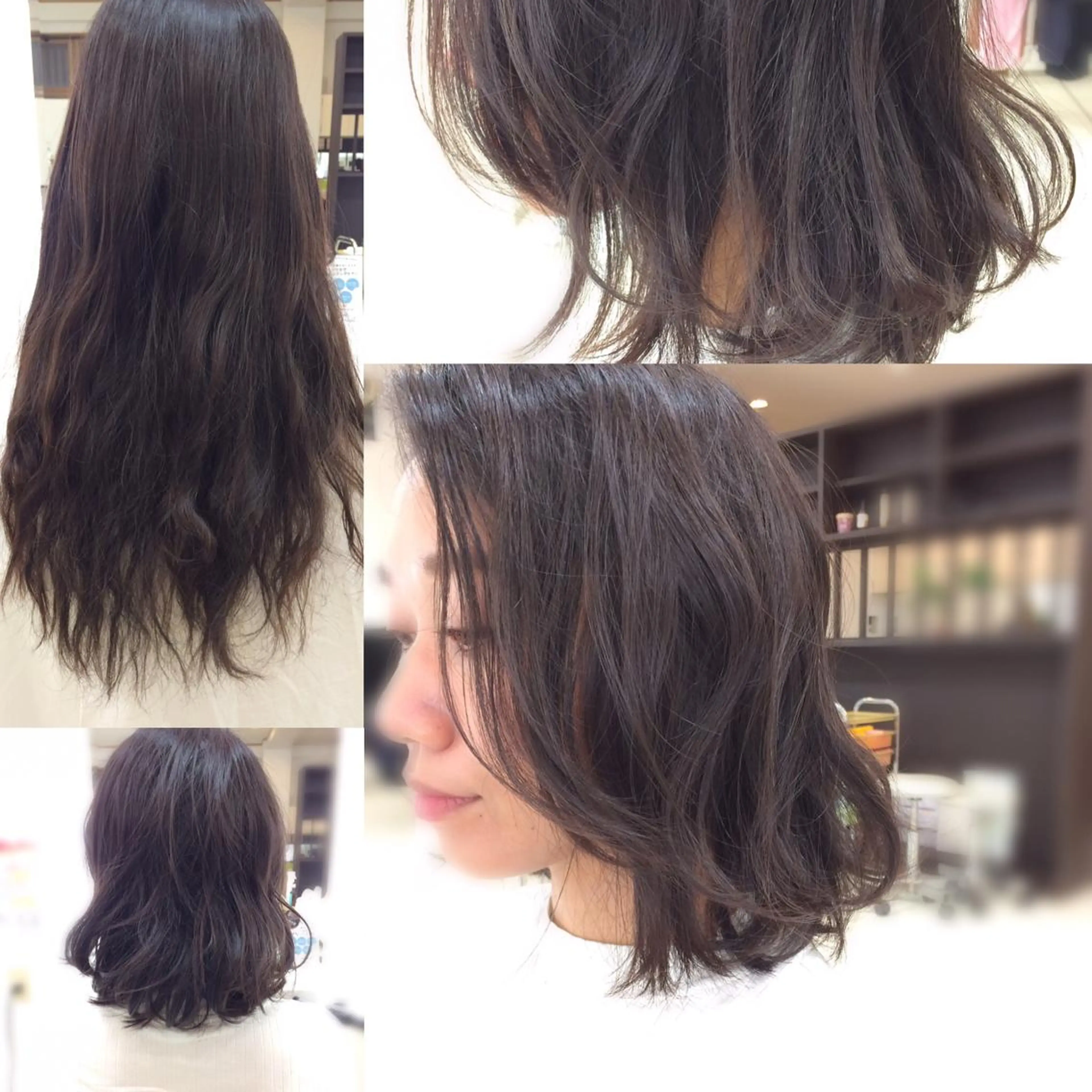 ミディアム セミロング いけだ ゆうのヘアスタイル