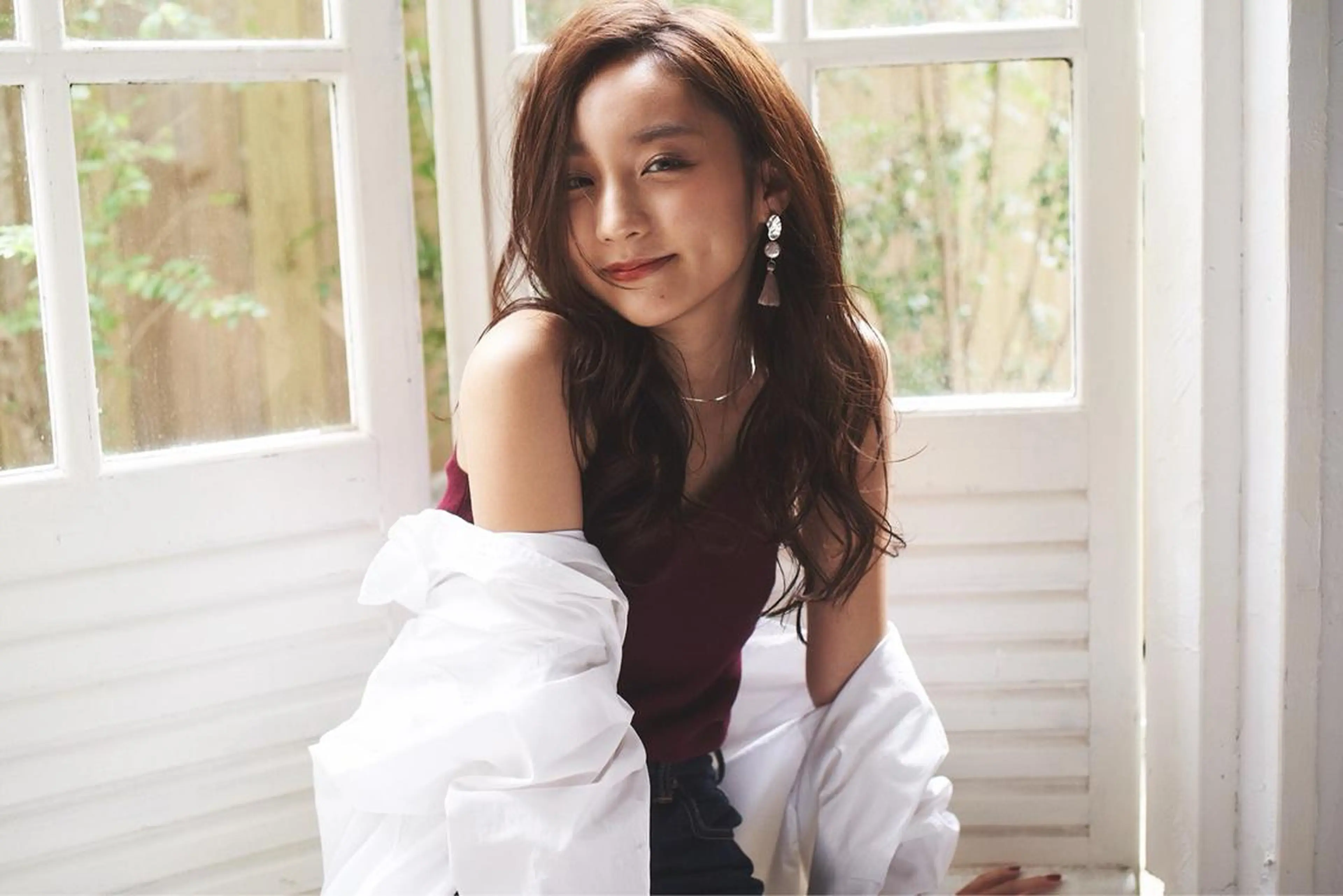 ロング カラー 銀座メンズ専門🖤 小島奈々のヘアスタイル