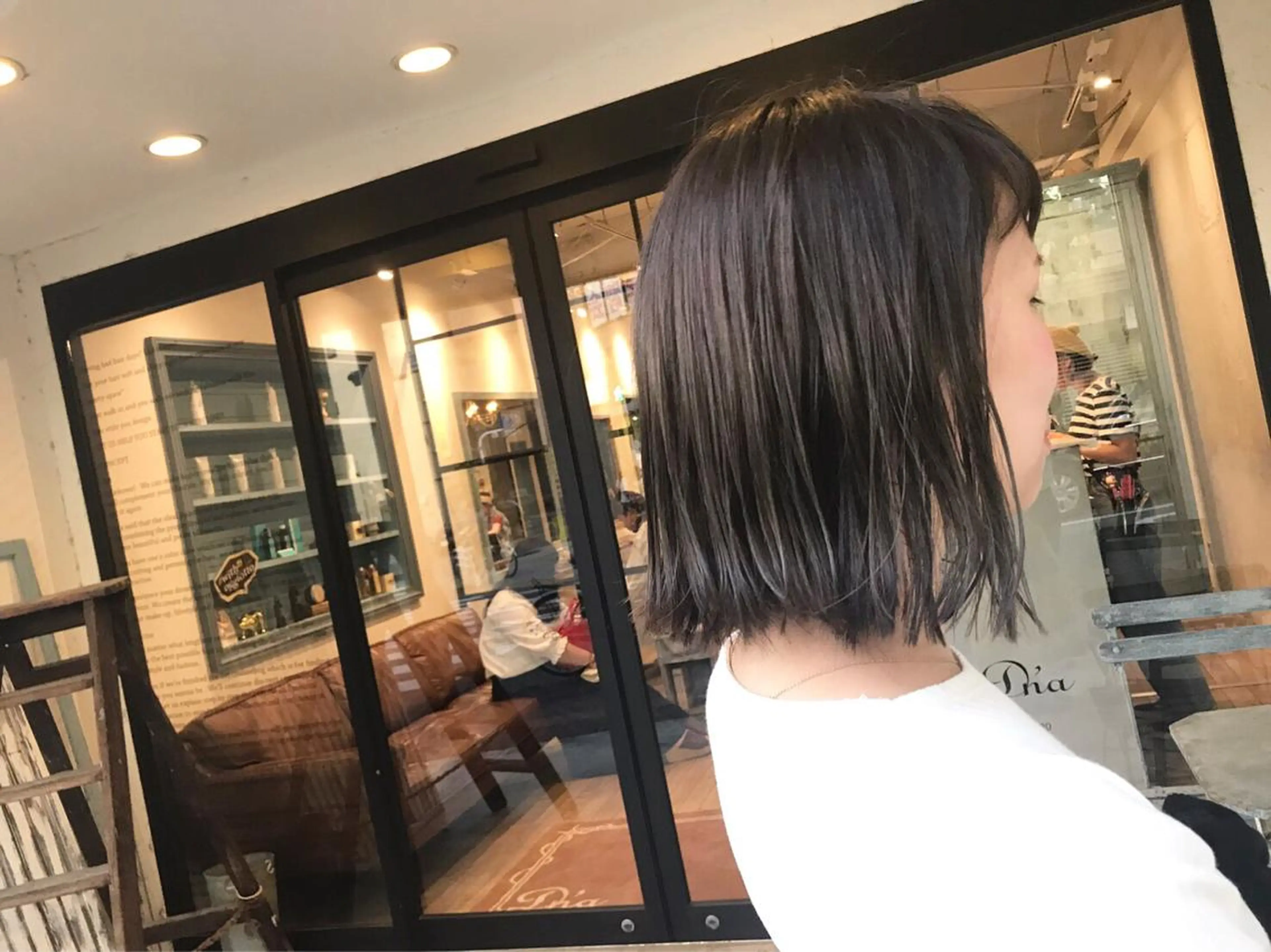 ミディアム カラー オリーブ透明感カラー 表参道/MIKUのヘアスタイル