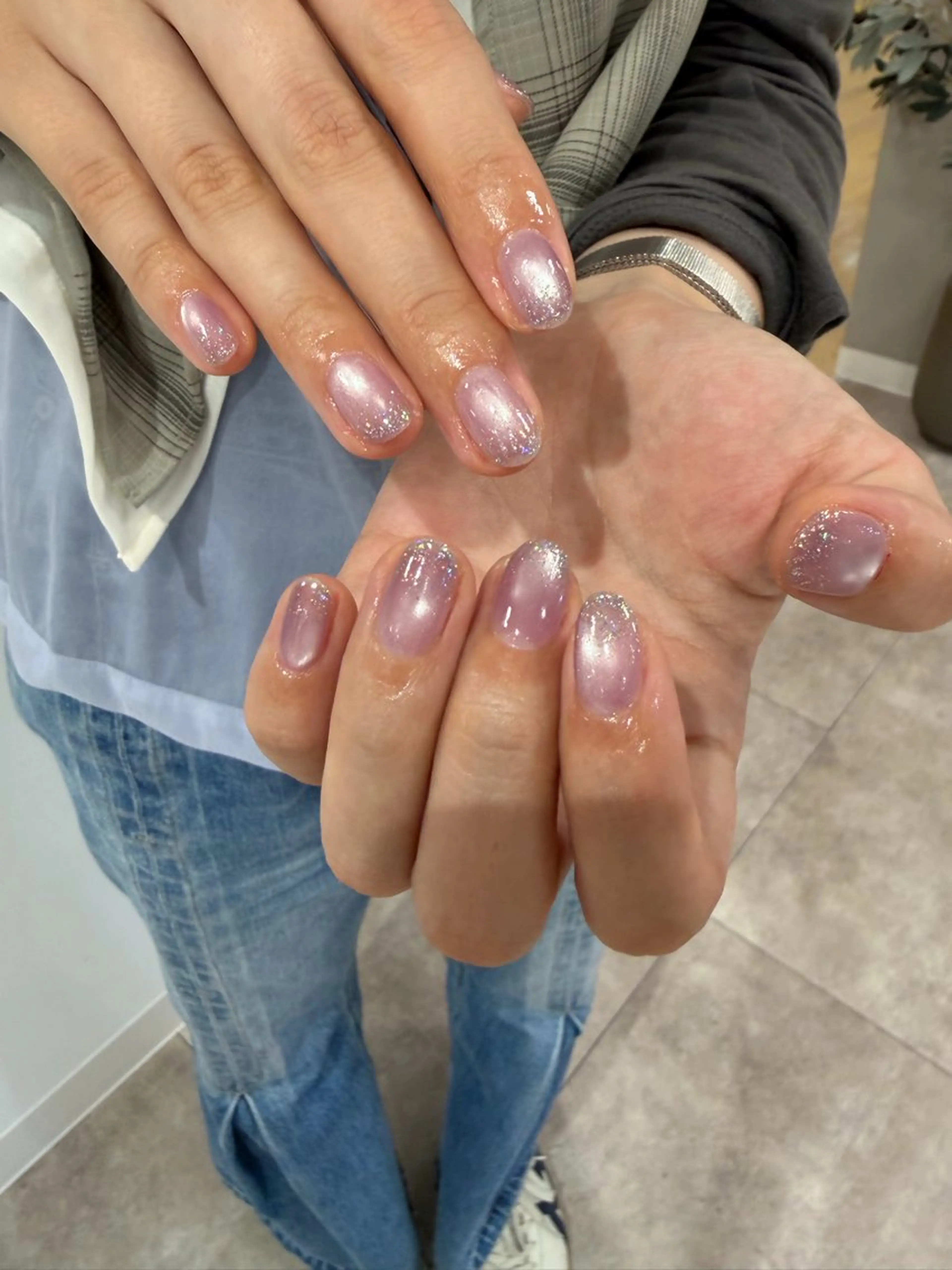 ショート 尾張 玖羽のネイルデザイン