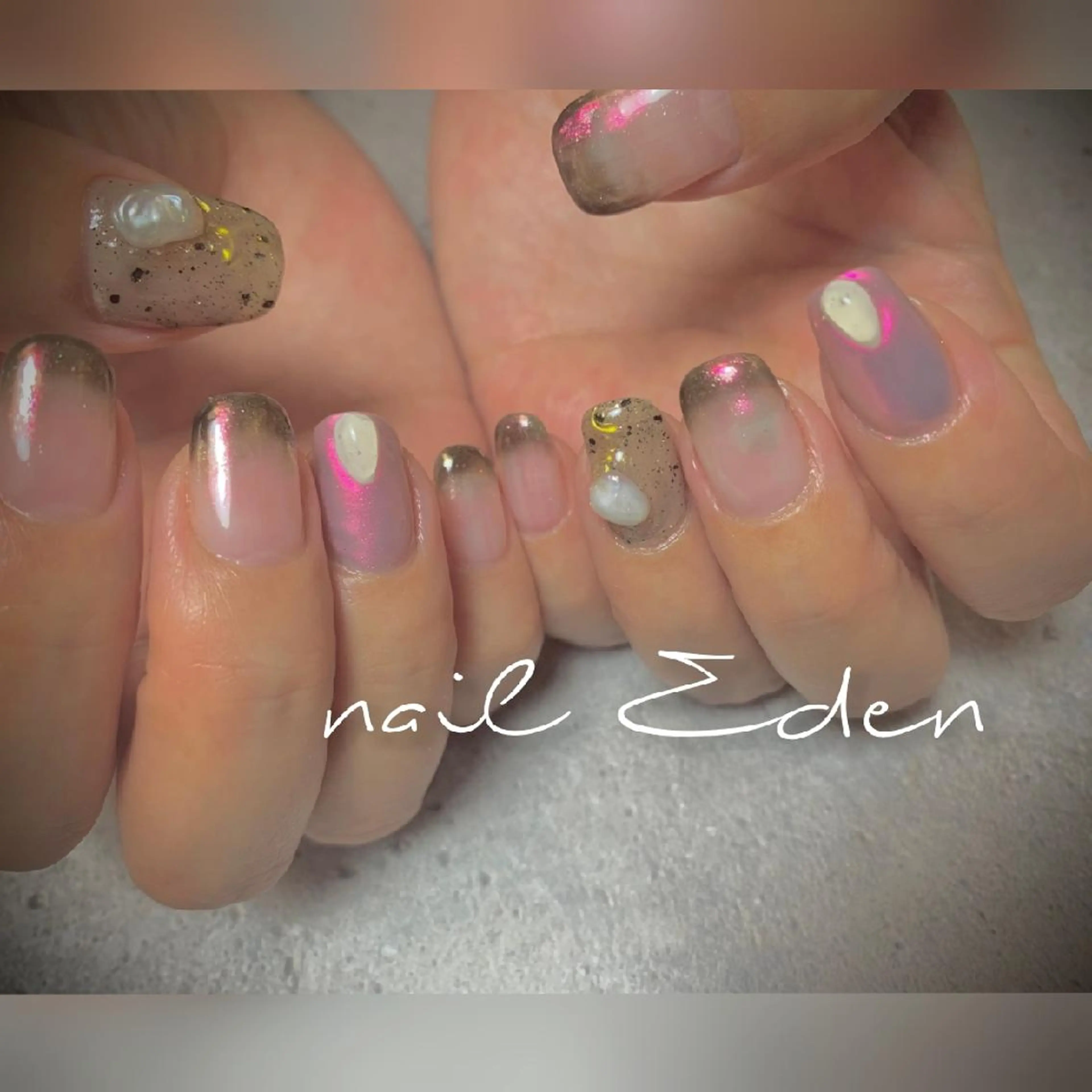 ネイル 持ち込み Eden ♾️のネイルデザイン