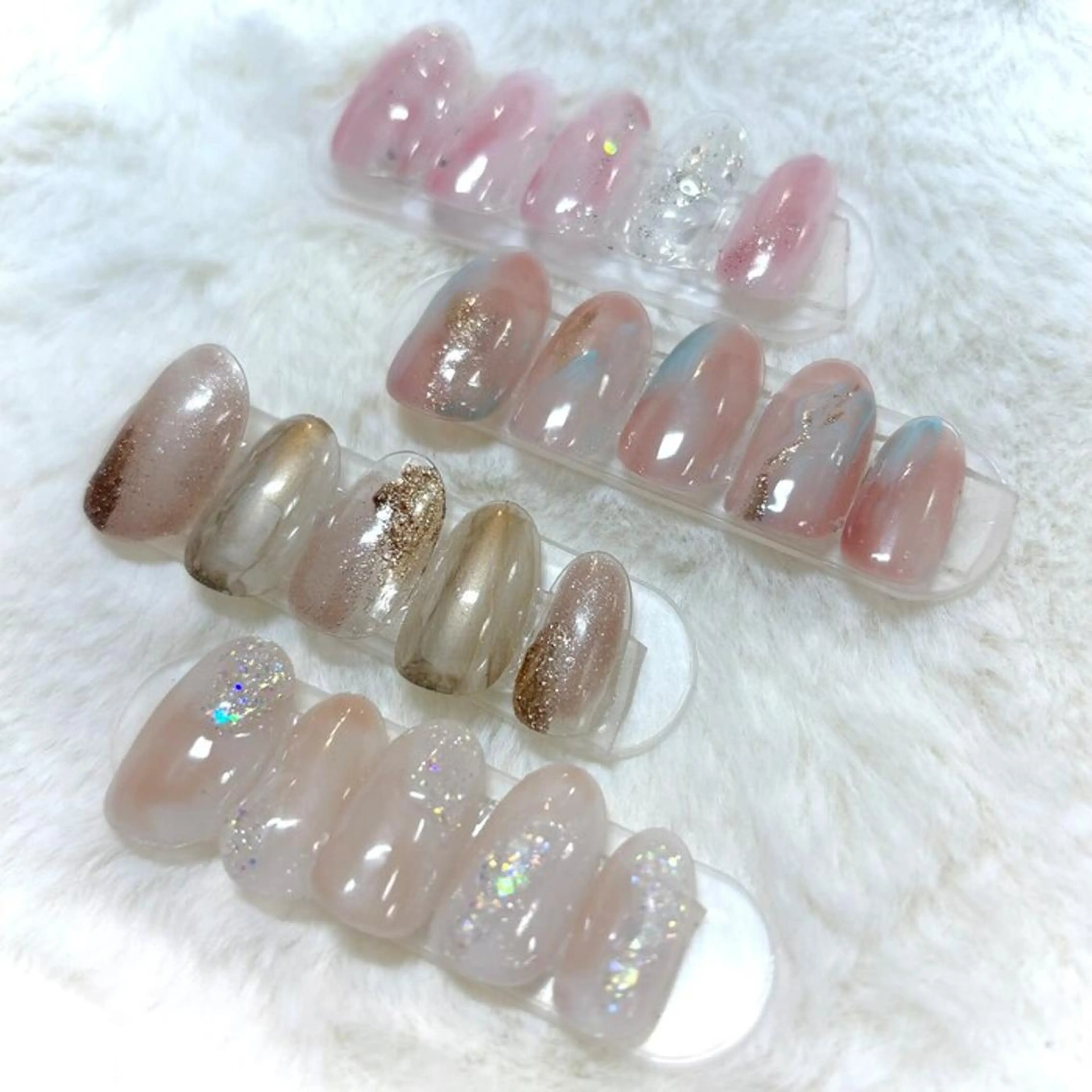 ネイル ジェルネイル ニュアンスネイル パラジェル ハンドネイル Vogustys _mのネイルデザイン