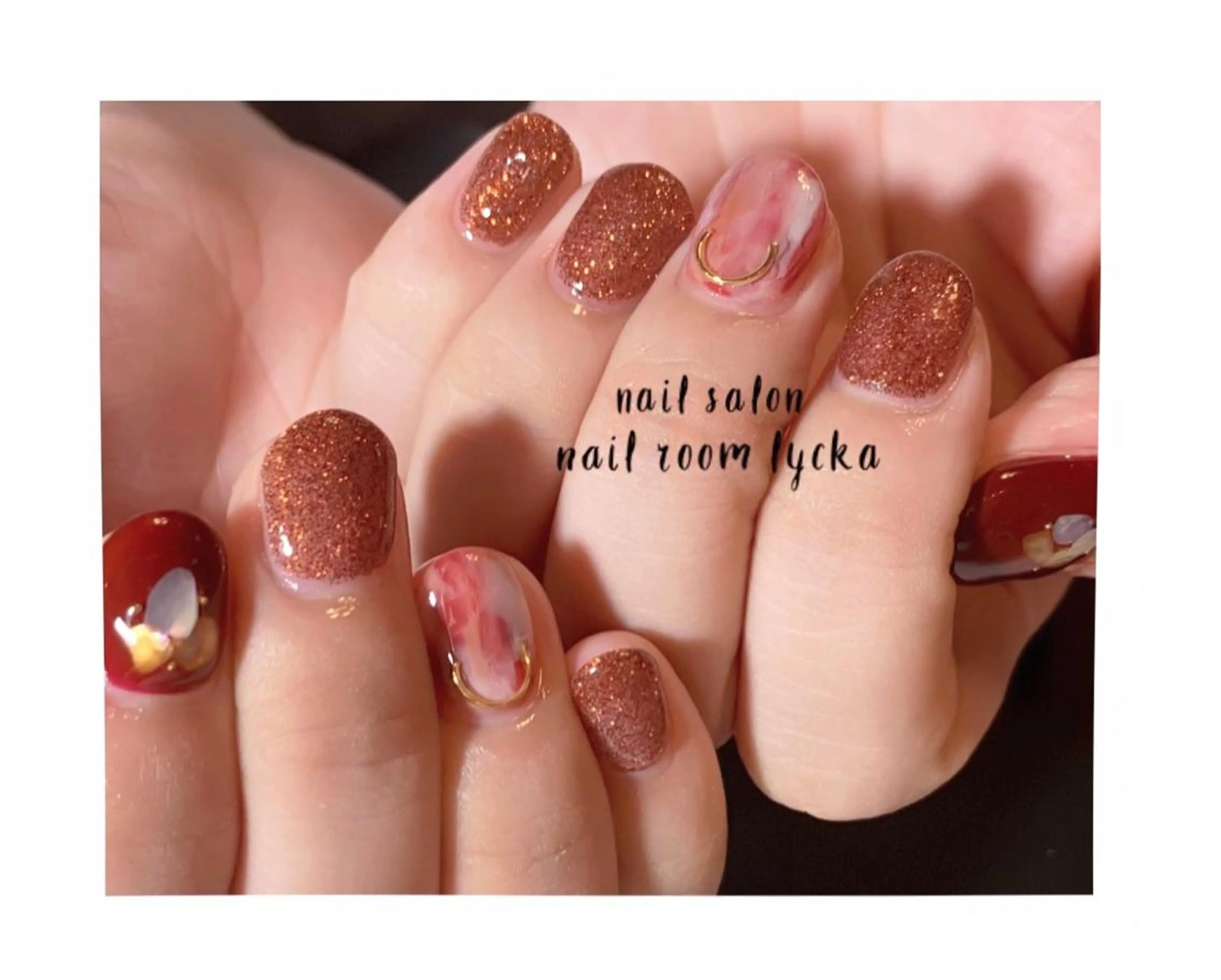 ネイル ﾈｲﾙﾙｰﾑﾘｯｶ 𝐦𝐚𝐲𝐮のネイルデザイン