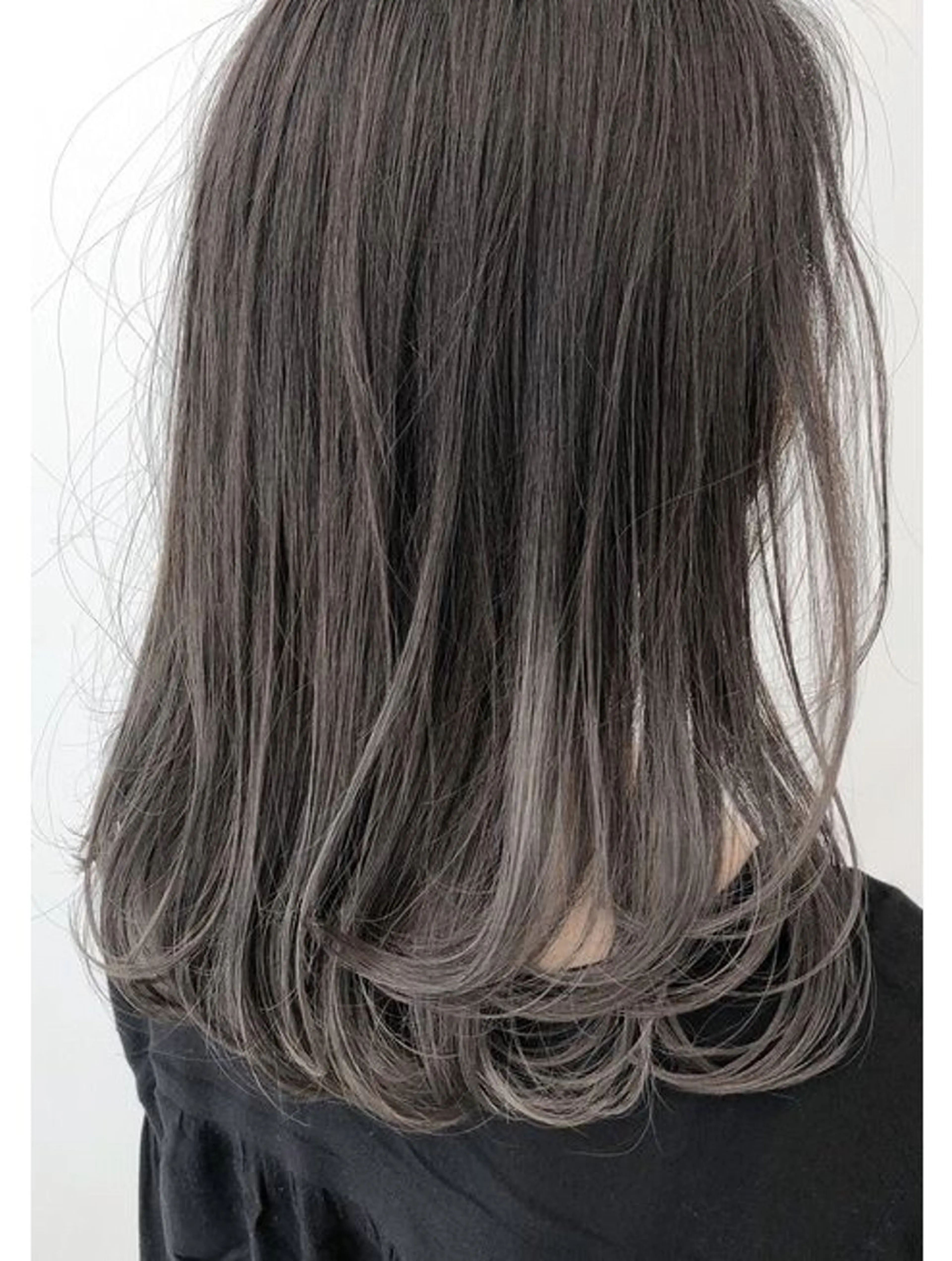 ロング カラー グレージュ ヘアカラー トリートメント レイヤー/グレージュ 髪質改善/コウスケのヘアスタイル