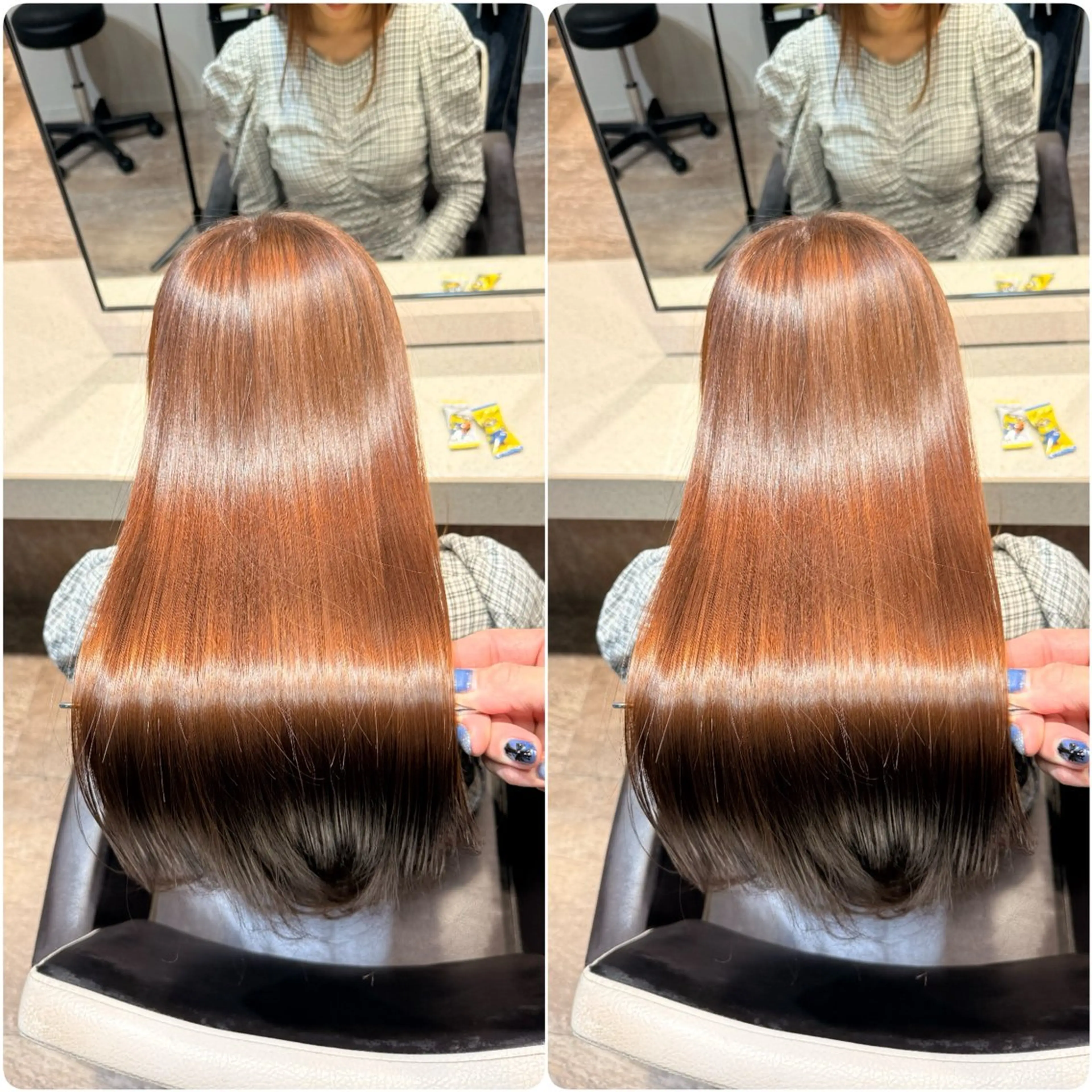 ロング カラー カット ヘアカラー トリートメント ヘッドスパ 🌹ULTOWA🌹 髪質改善/縮毛/店長のヘアスタイル