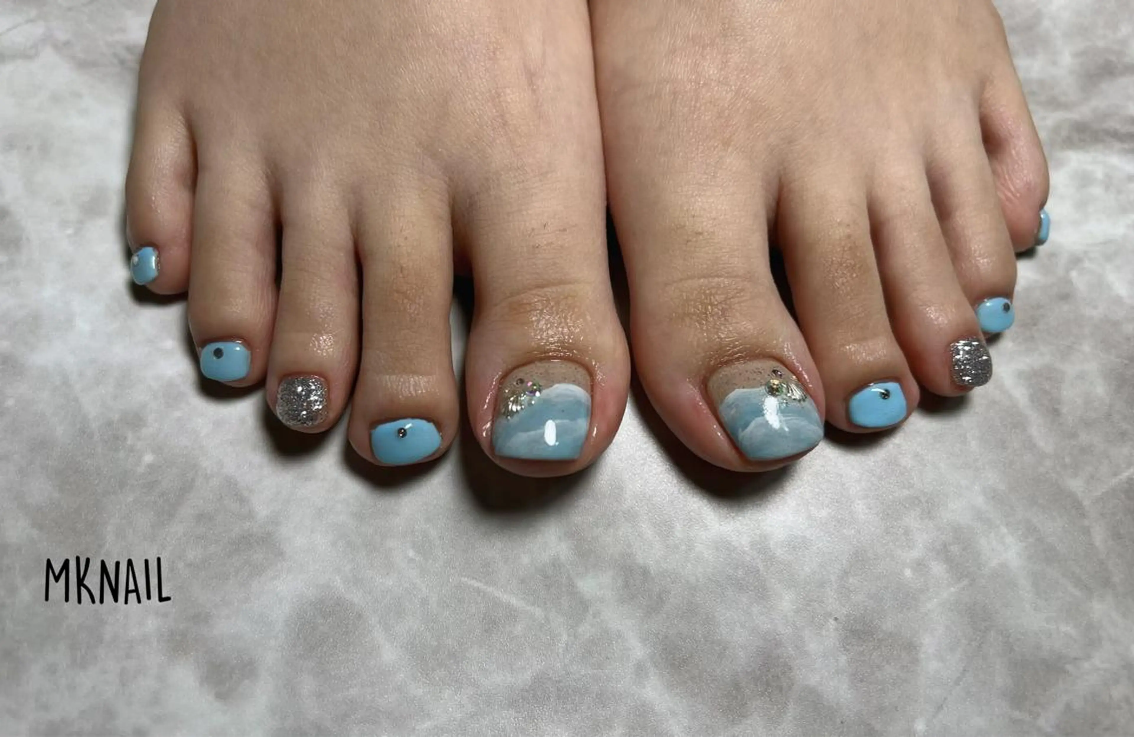 初回限定オフ無料【ハンドorフット♡ケア込】    ♡盛り放題♡(ﾊﾟｰﾂ、ｱｰﾄ込)の写真