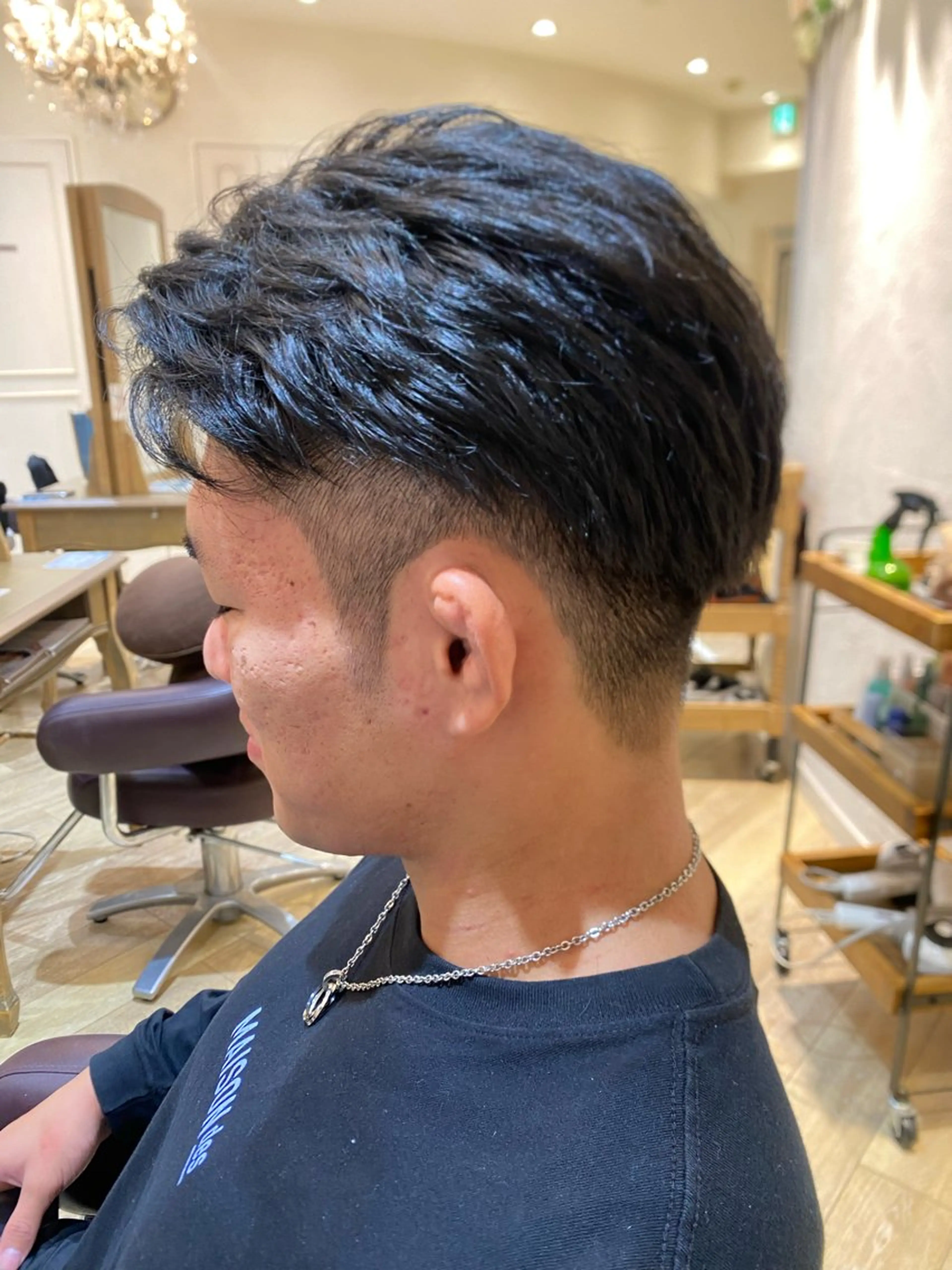 ショート メンズ ツーブロック メンズカット-麻布十 番/NANAMIのヘアスタイル