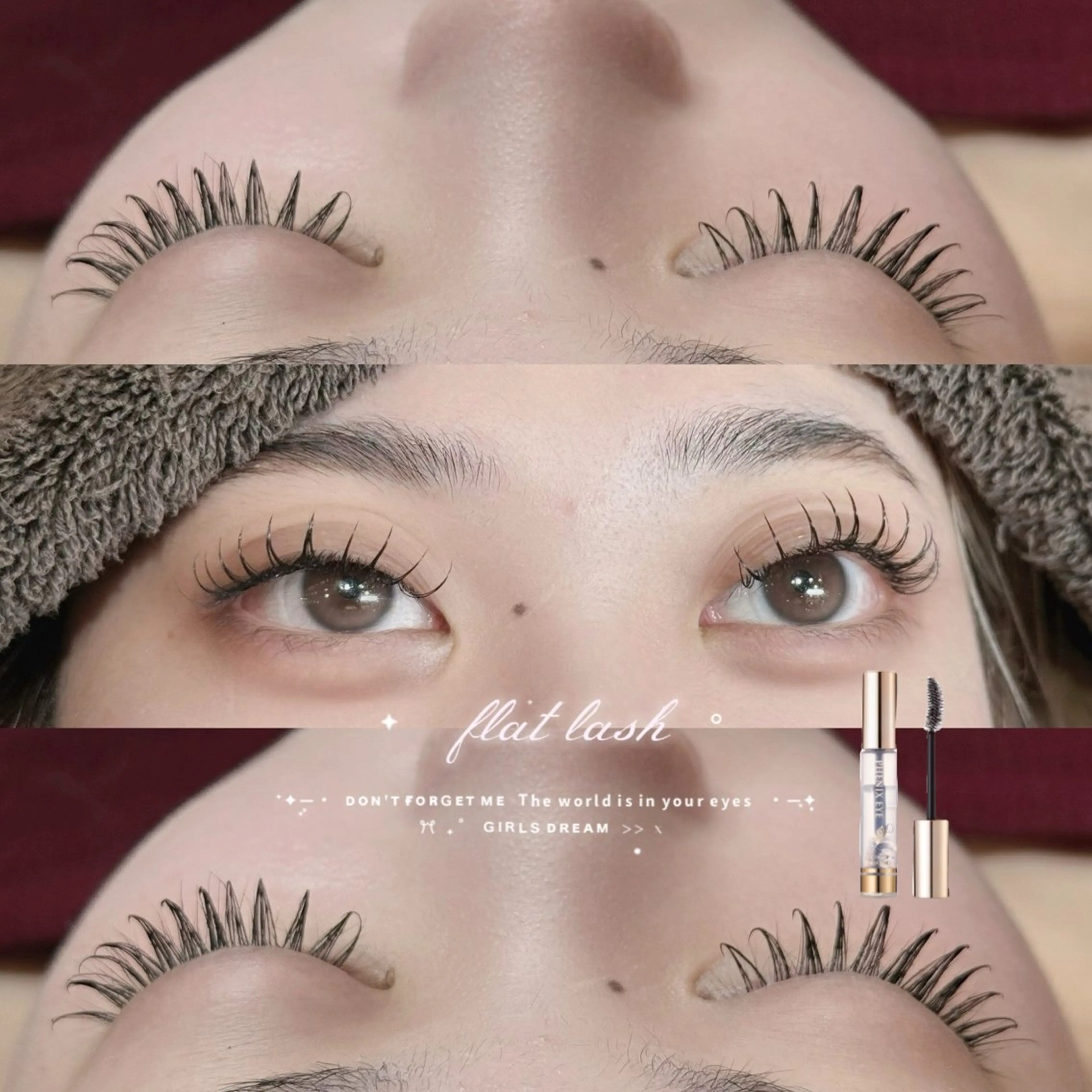 マツエク・マツパ 束感まつ毛 フラットラッシュ マツエク ♡ yuri ♡のマツエク・マツパデザイン