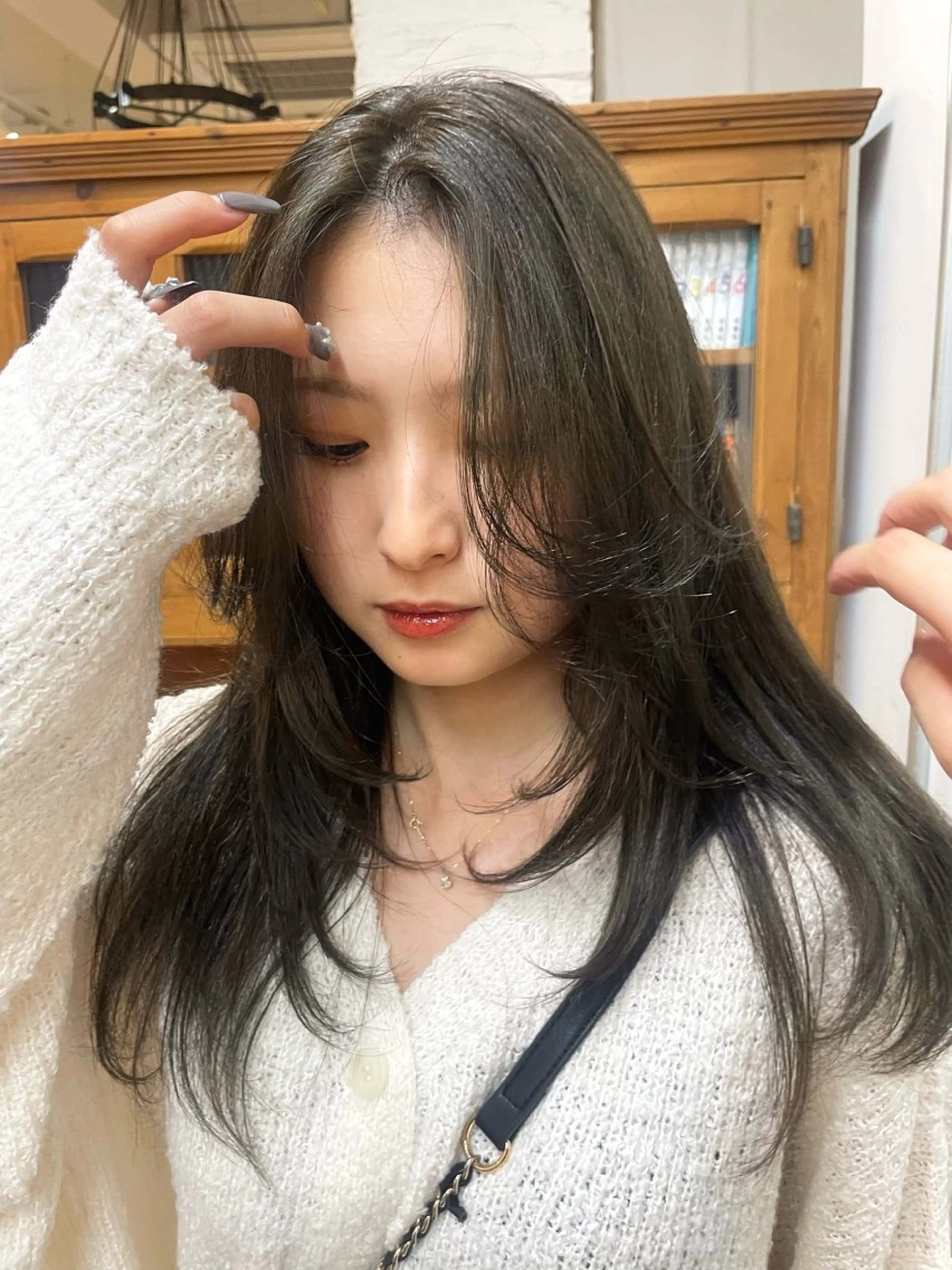 カラー YURiA レイヤー🫧のヘアスタイル