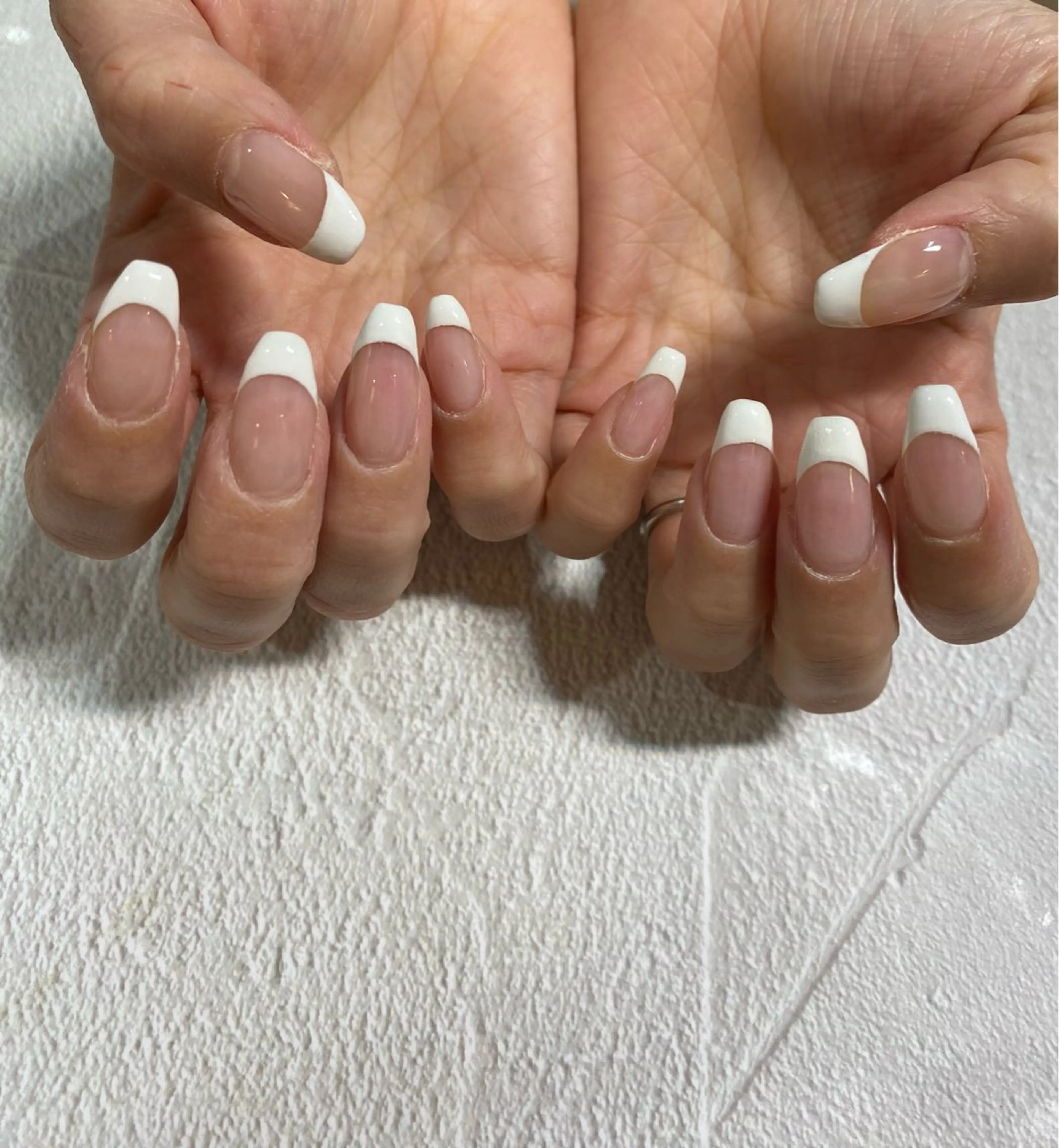 ネイル フレンチネイル ハンドネイル mieux YUKOのネイルデザイン