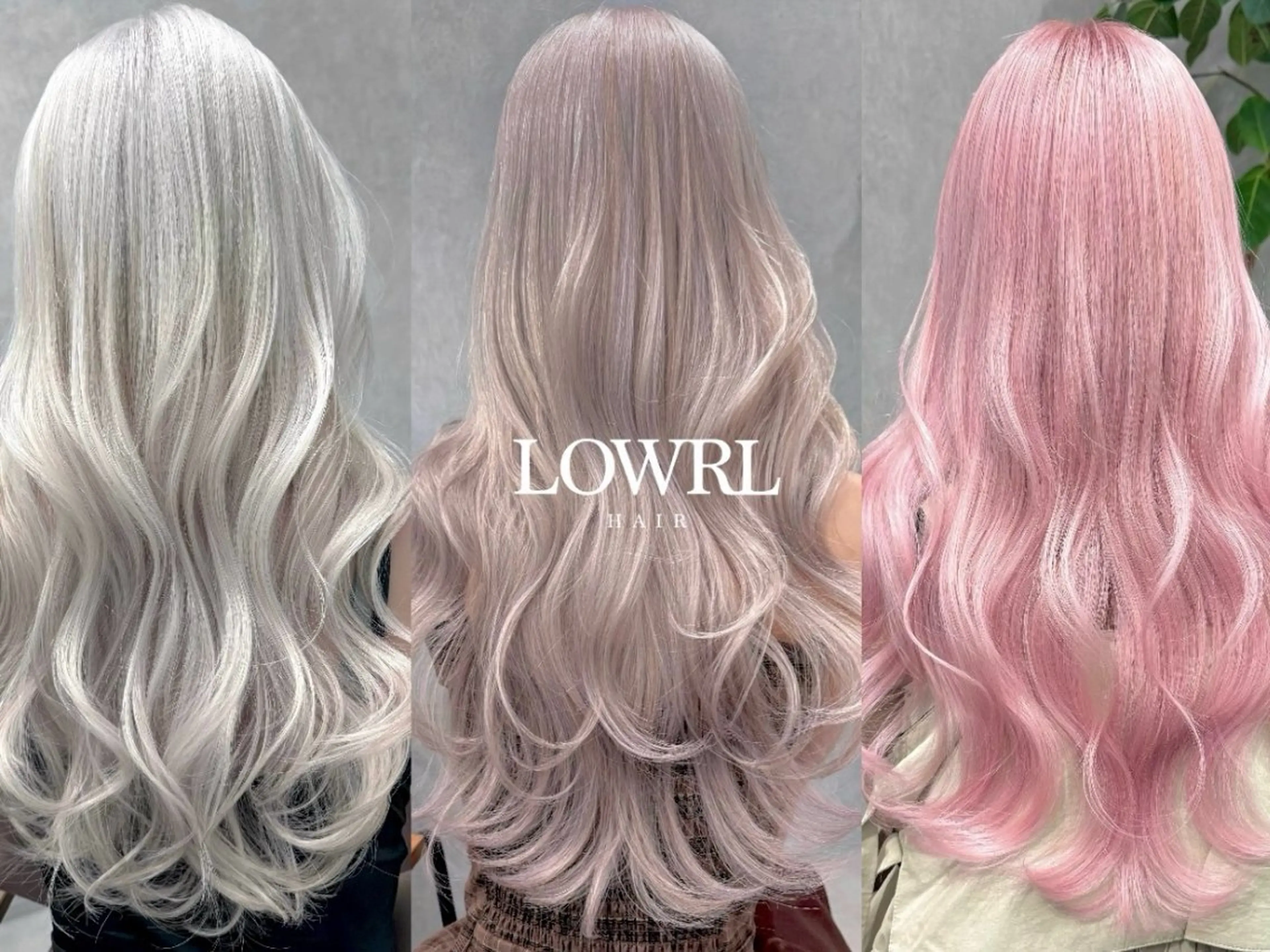 ロング シールエクステ エクステ ブリーチ/ハイトーン LOWRL【ロウル】のヘアスタイル