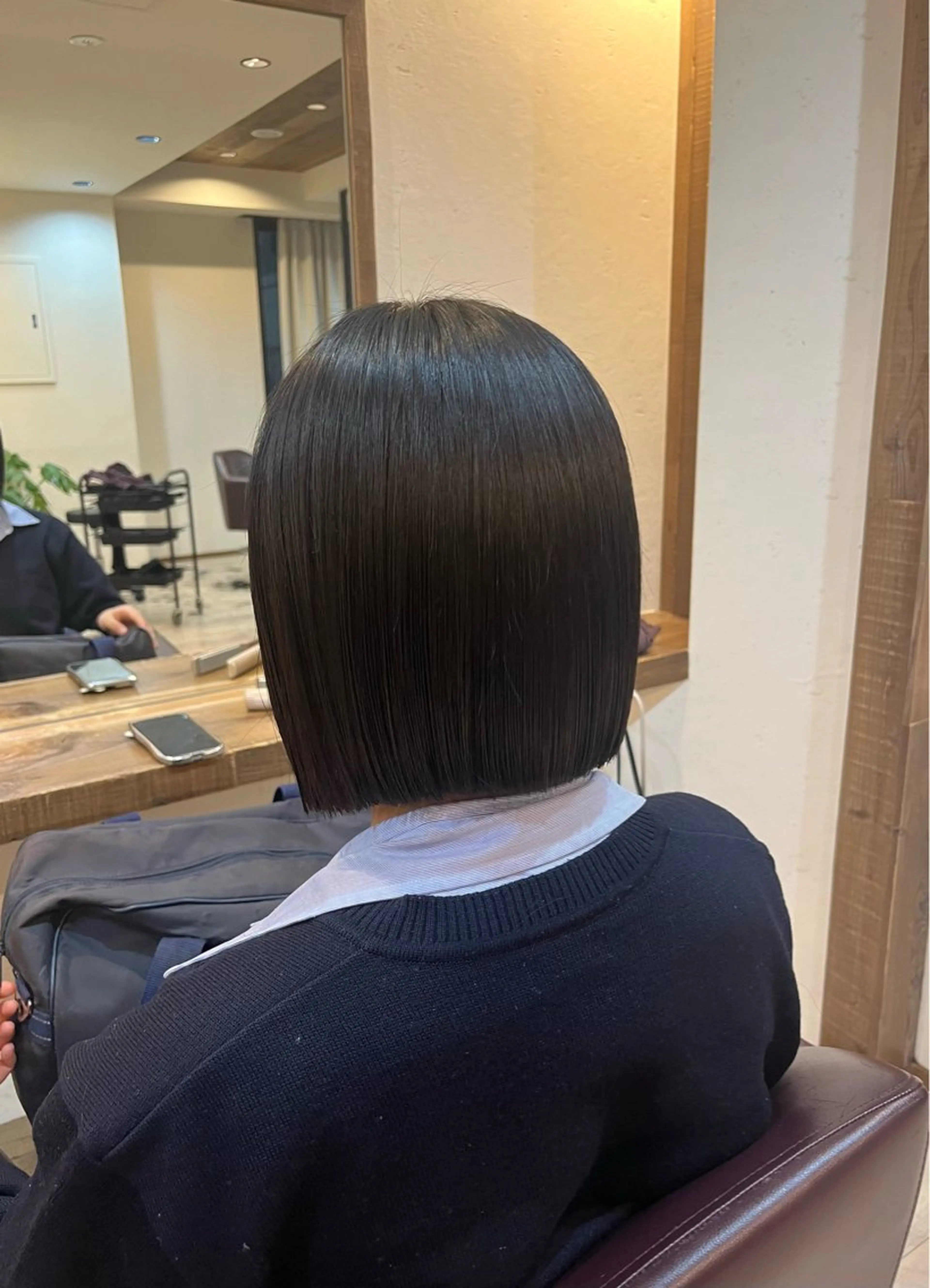 ショート 切りっぱなしボブ ボブ カット 山本 彩香のヘアスタイル