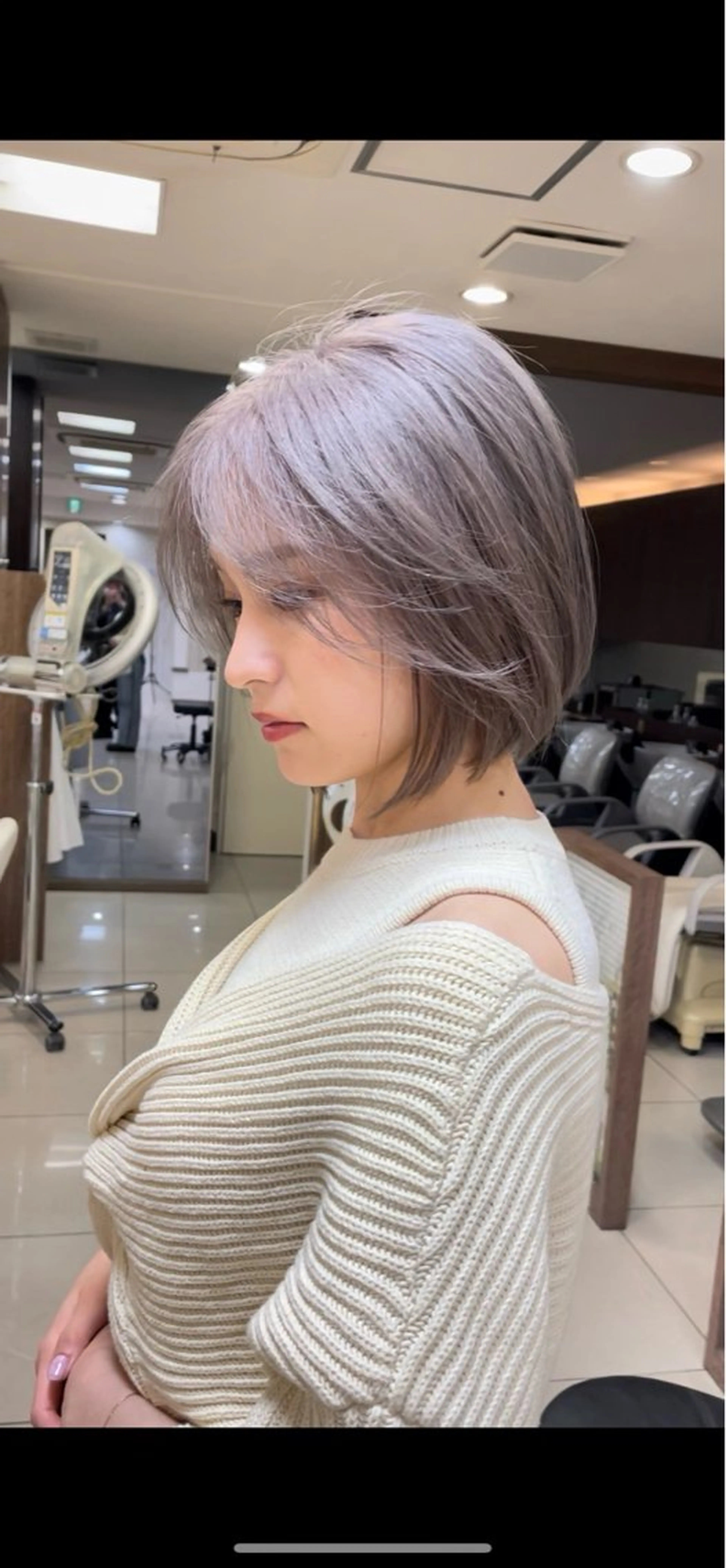 ショート カラー ヘアカラー トリートメント 北村 志織のヘアスタイル