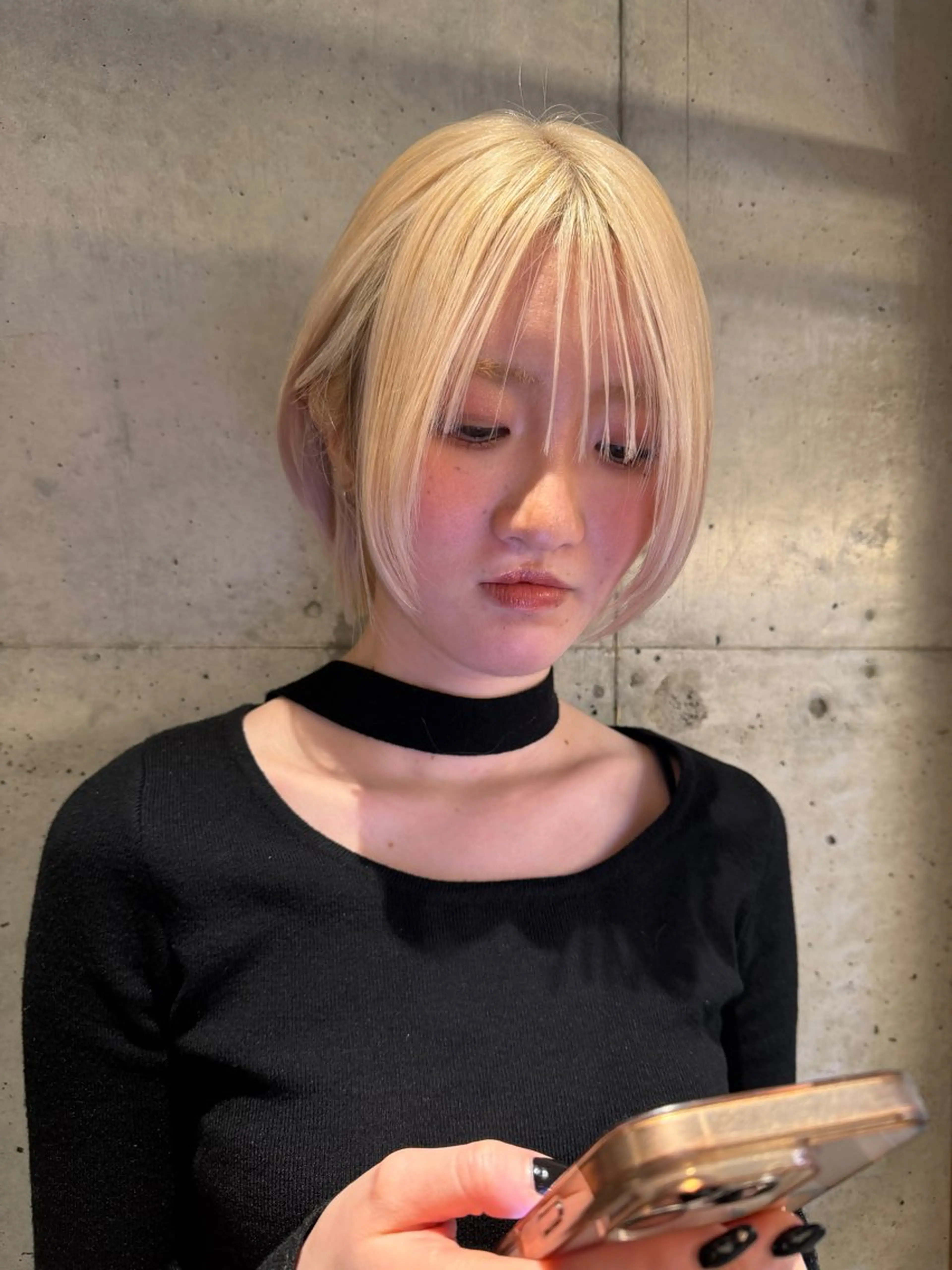 ショート カラー カット ヘアカラー トリートメント ♥️韓国レイヤー/ カラー/優希/大宮のヘアスタイル